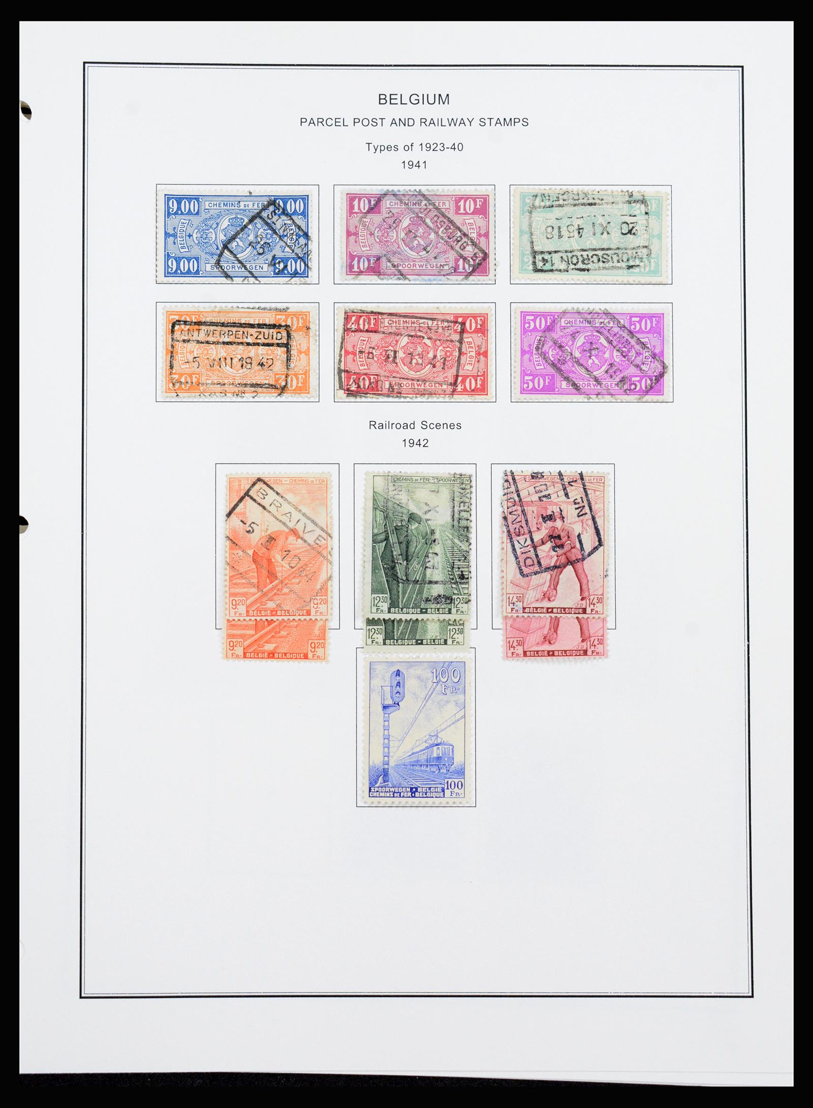 37240 248 - Postzegelverzameling 37240 België 1849-1996.