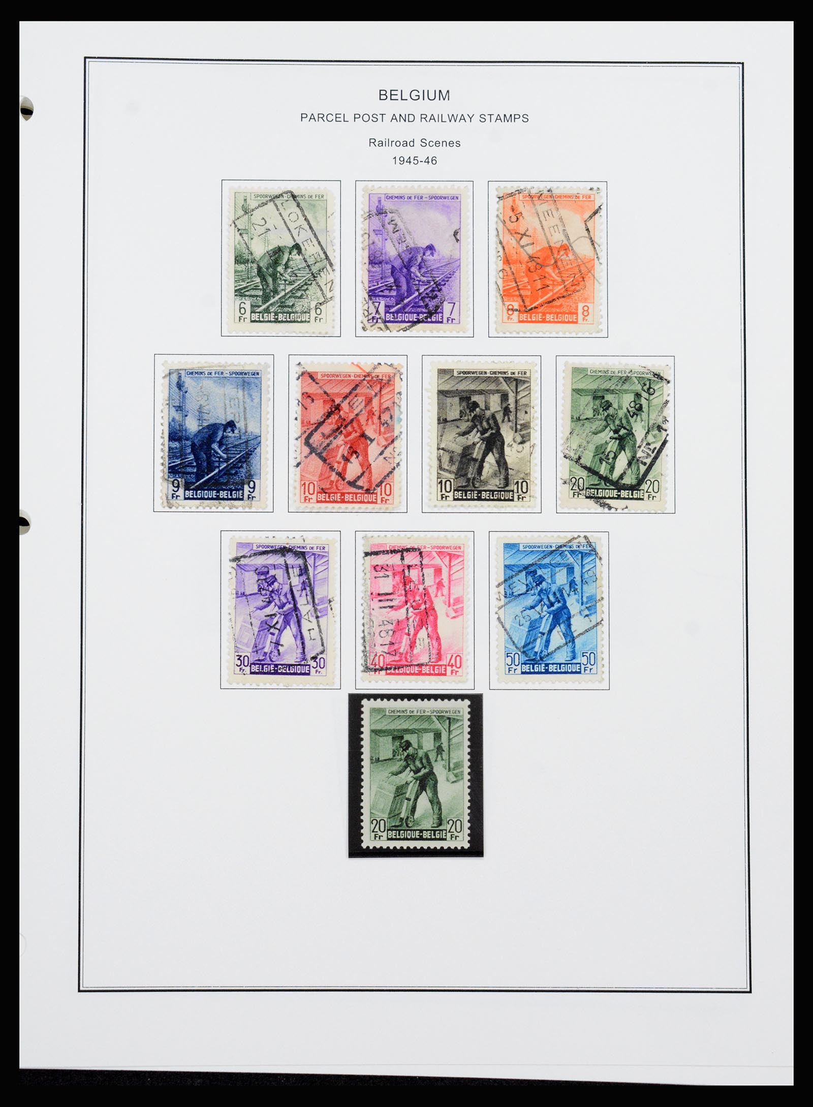 37240 250 - Postzegelverzameling 37240 België 1849-1996.