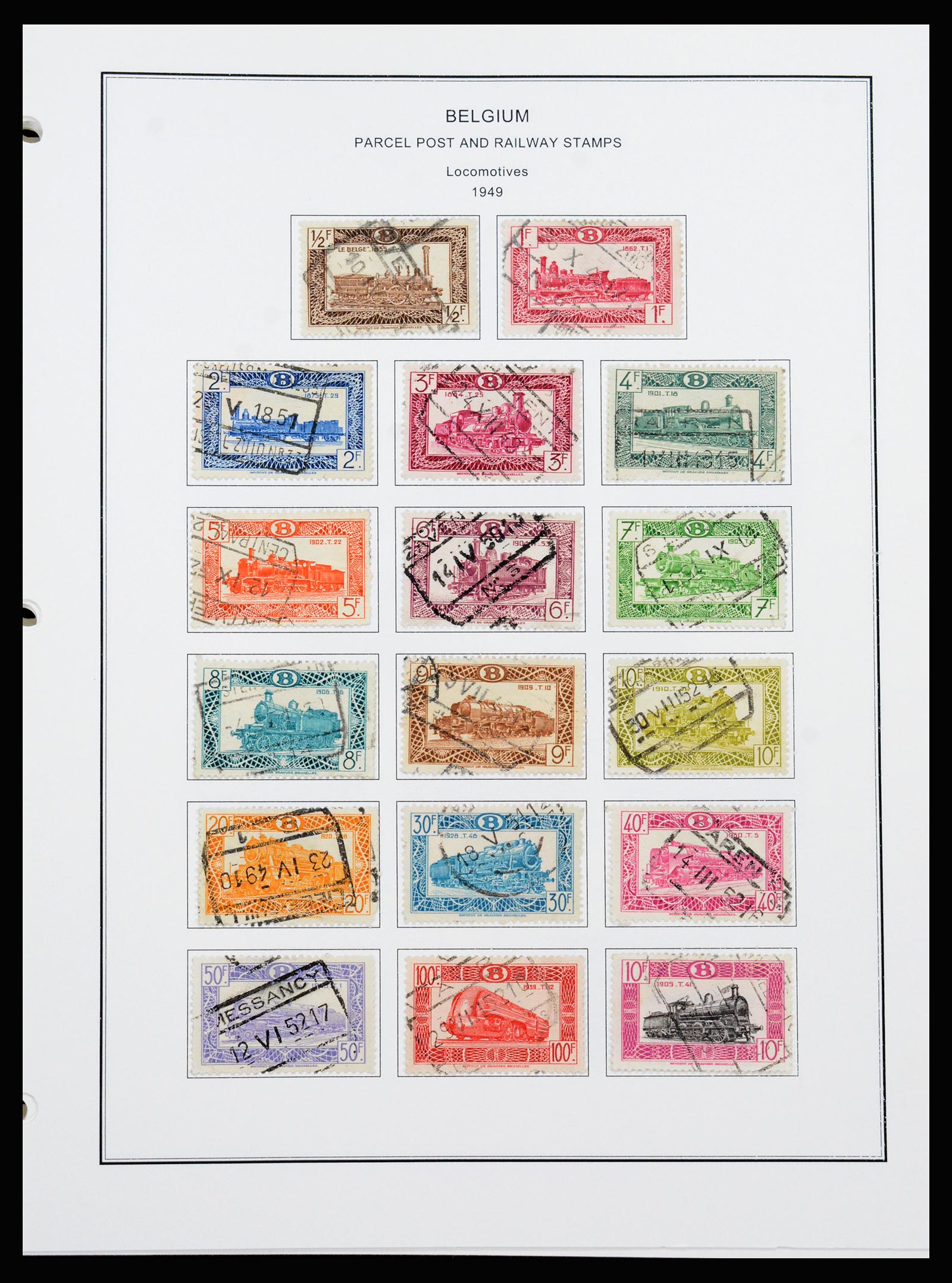 37240 253 - Postzegelverzameling 37240 België 1849-1996.