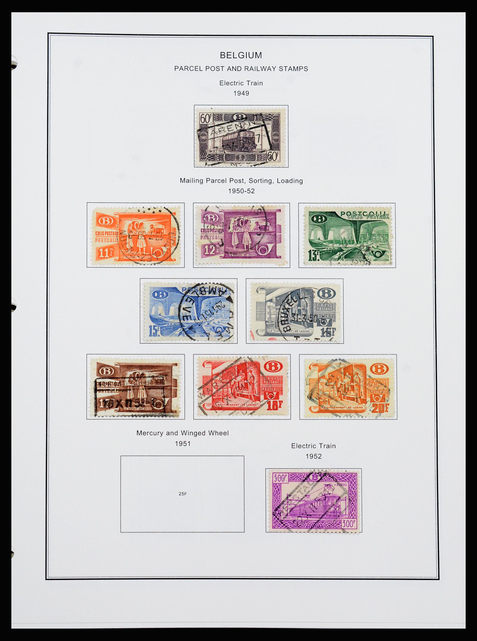 37240 254 - Postzegelverzameling 37240 België 1849-1996.