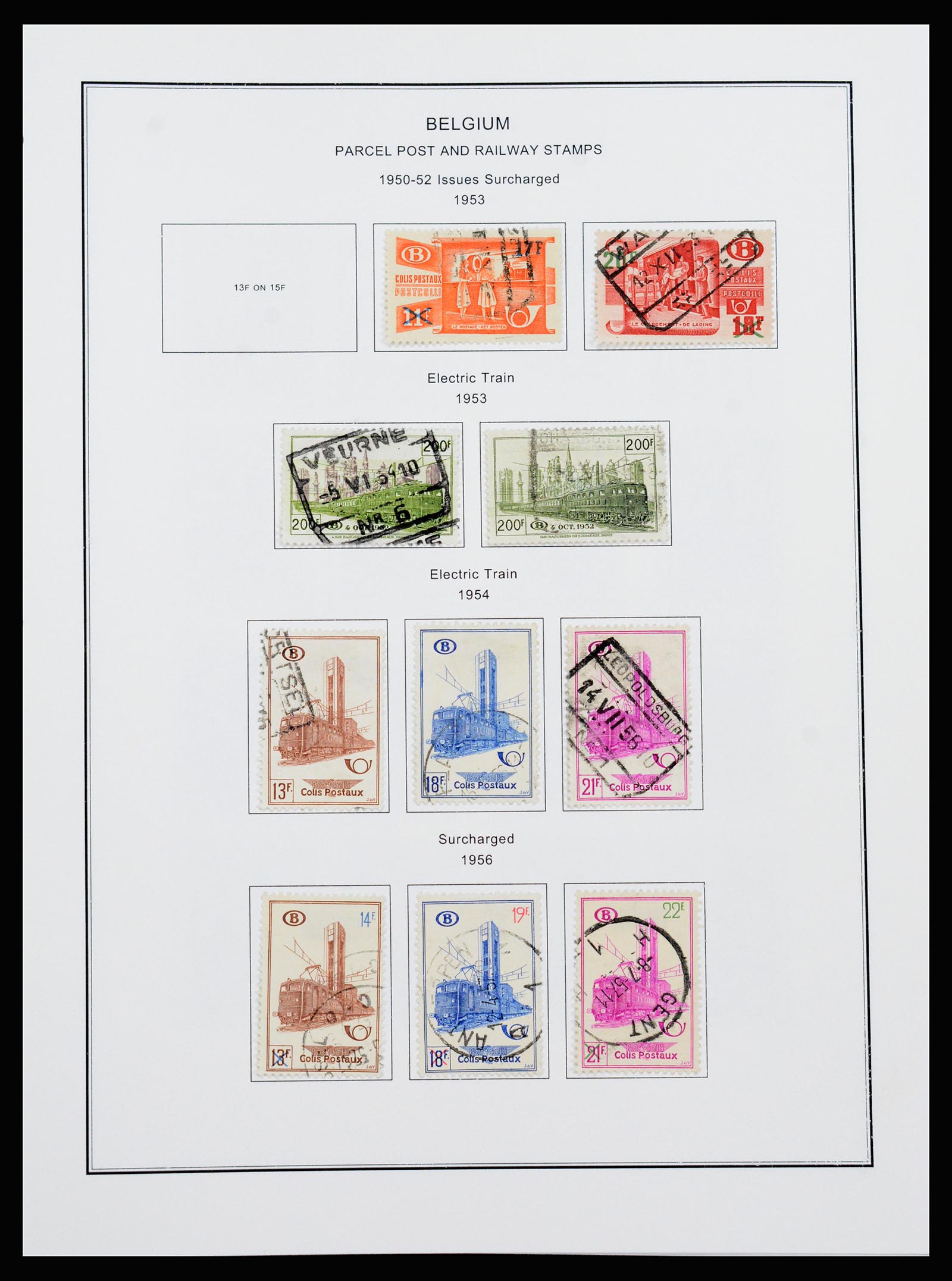 37240 255 - Postzegelverzameling 37240 België 1849-1996.
