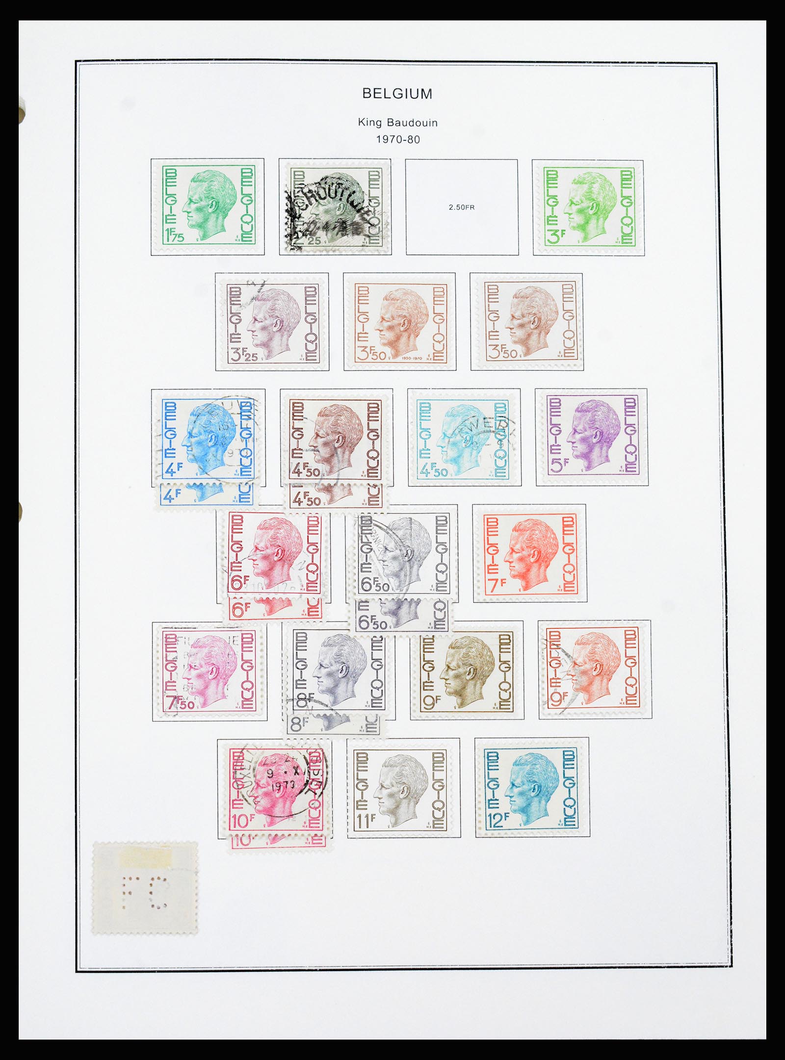 37240 271 - Postzegelverzameling 37240 België 1849-1996.
