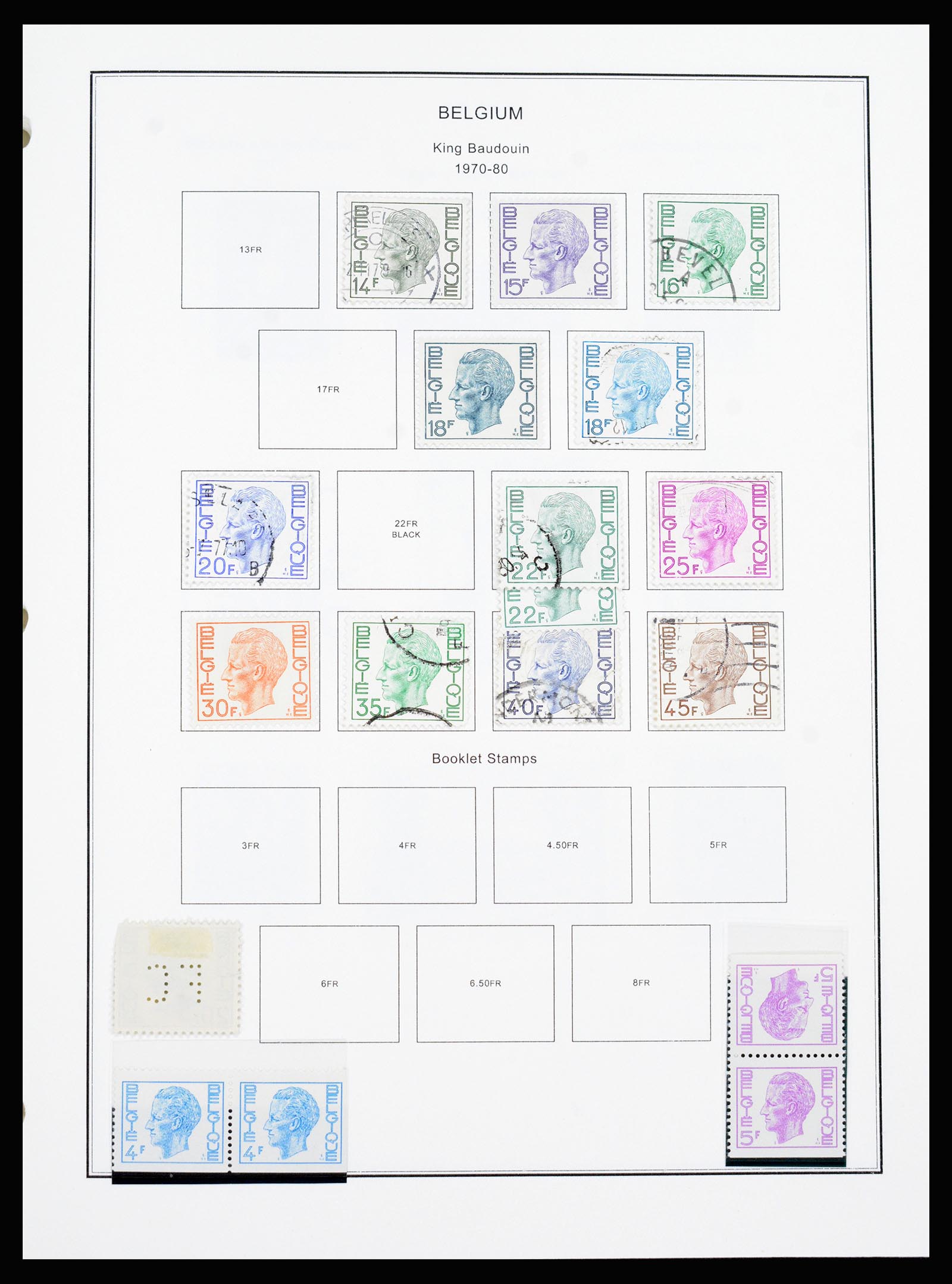 37240 273 - Postzegelverzameling 37240 België 1849-1996.