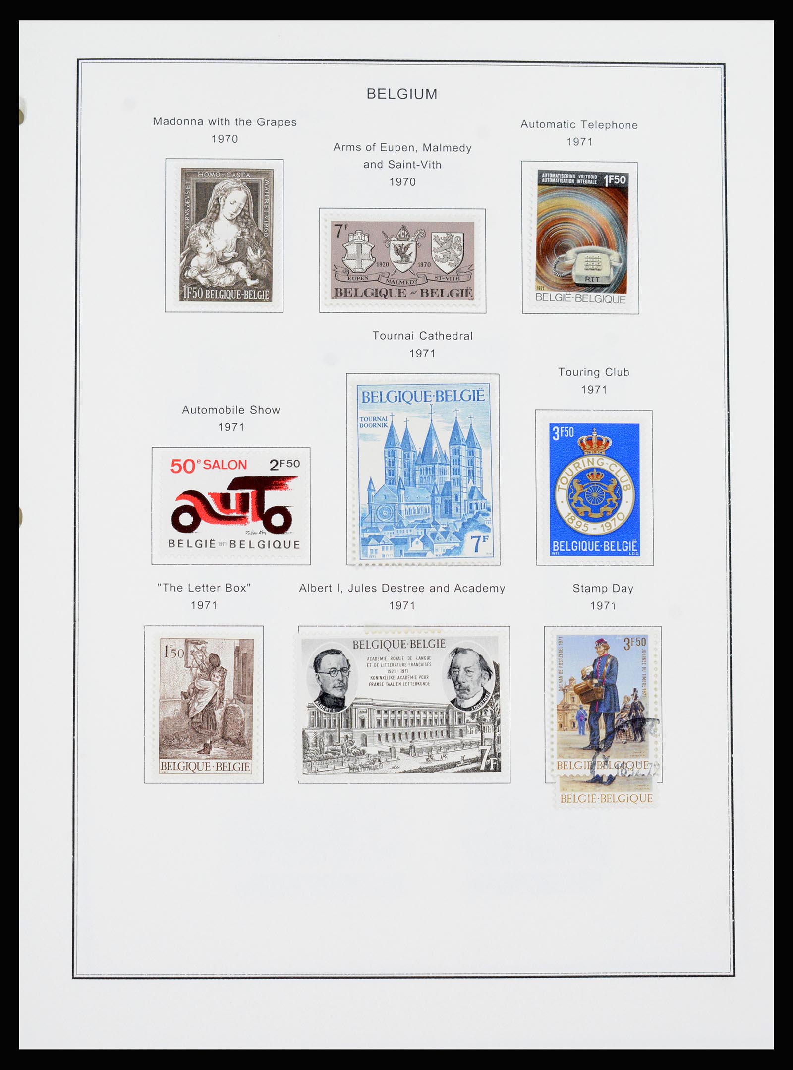 37240 274 - Postzegelverzameling 37240 België 1849-1996.