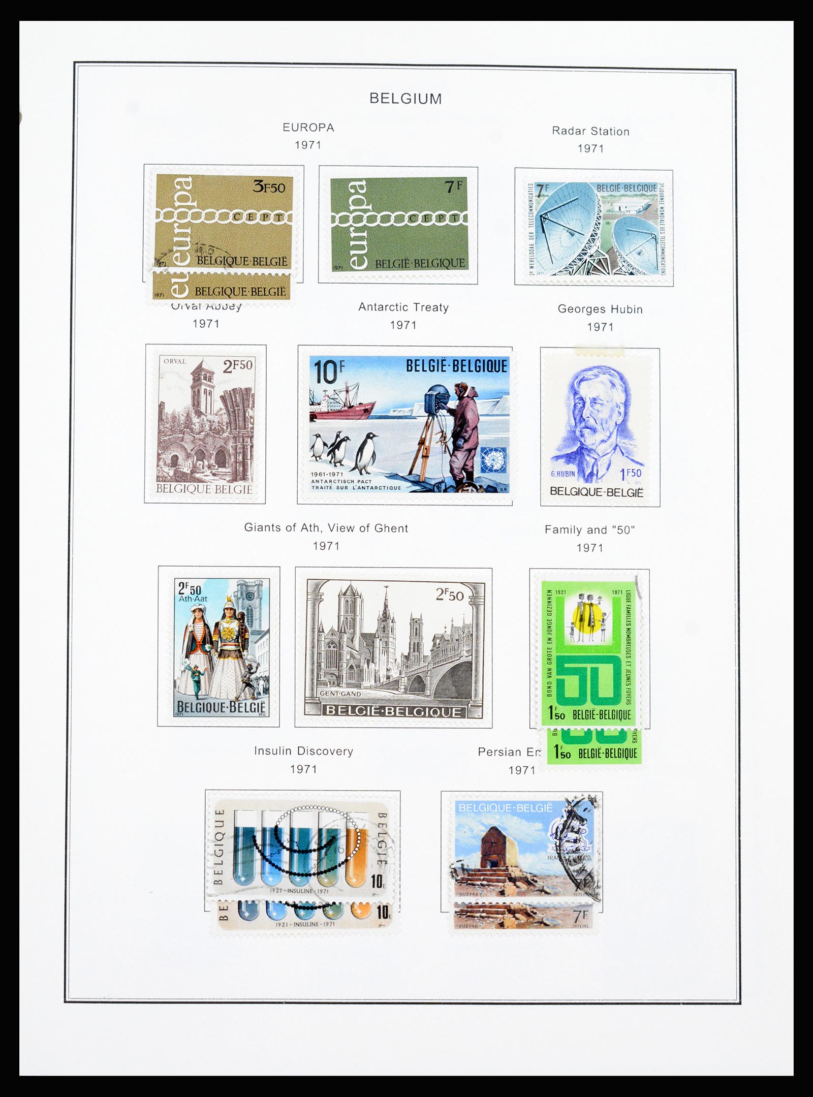 37240 275 - Postzegelverzameling 37240 België 1849-1996.