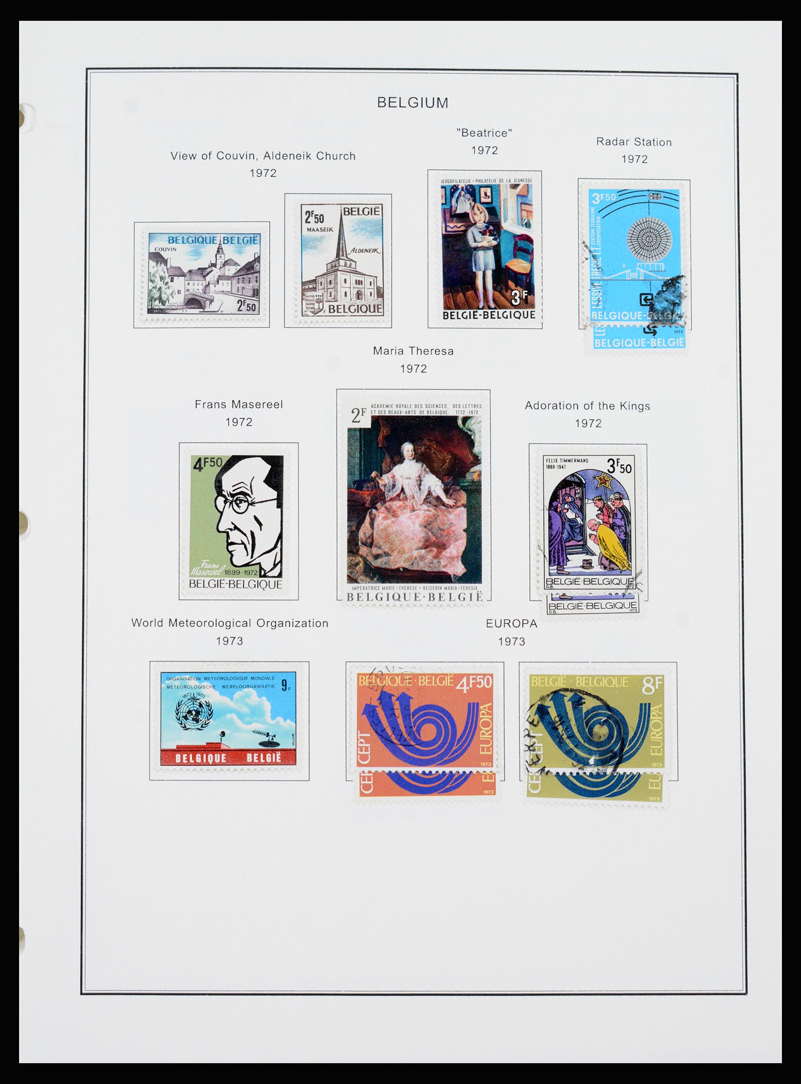 37240 277 - Postzegelverzameling 37240 België 1849-1996.