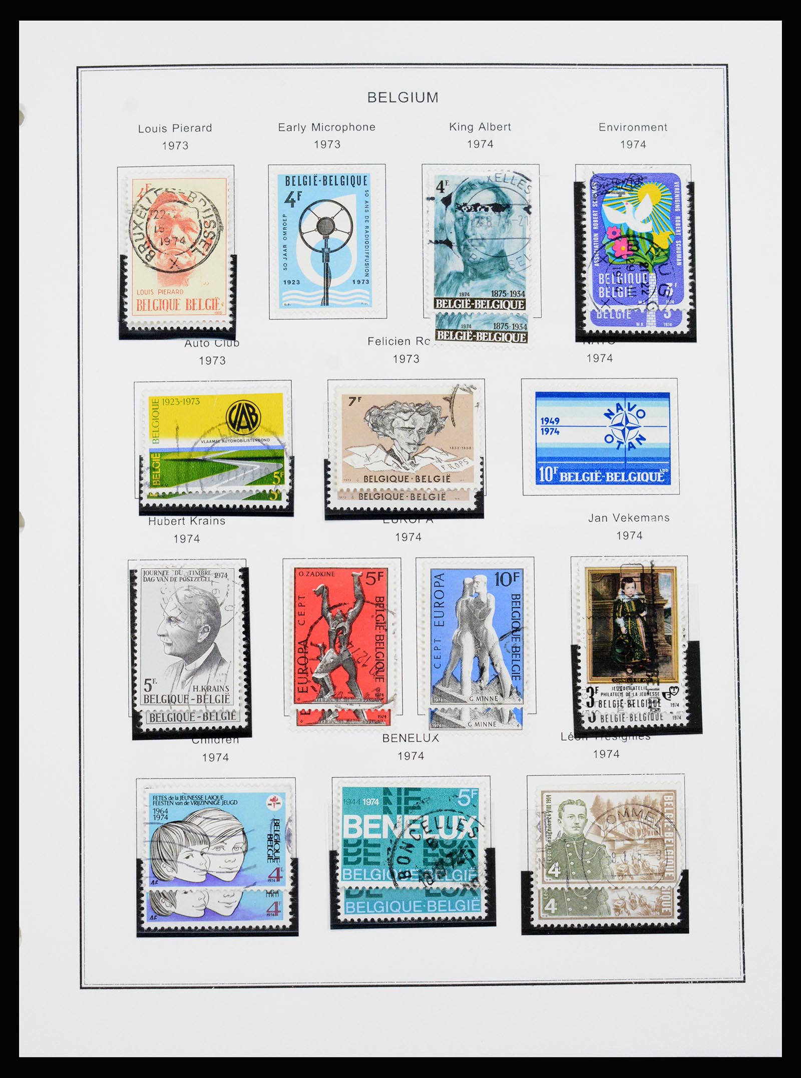 37240 280 - Postzegelverzameling 37240 België 1849-1996.