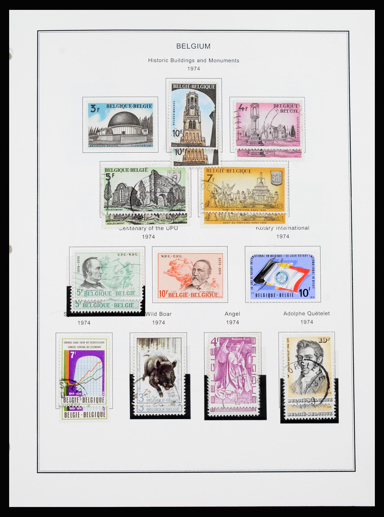 37240 281 - Postzegelverzameling 37240 België 1849-1996.