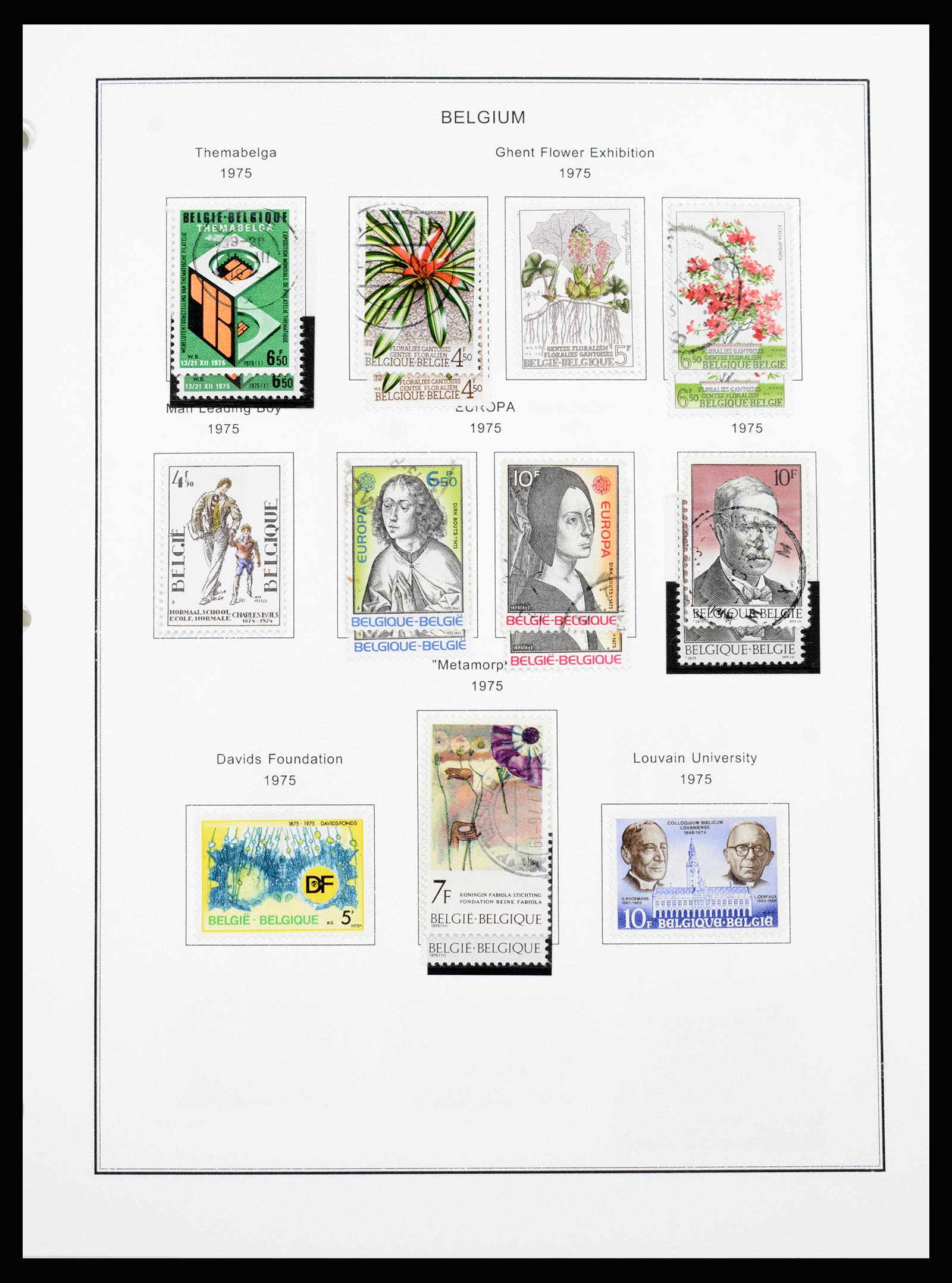 37240 282 - Postzegelverzameling 37240 België 1849-1996.