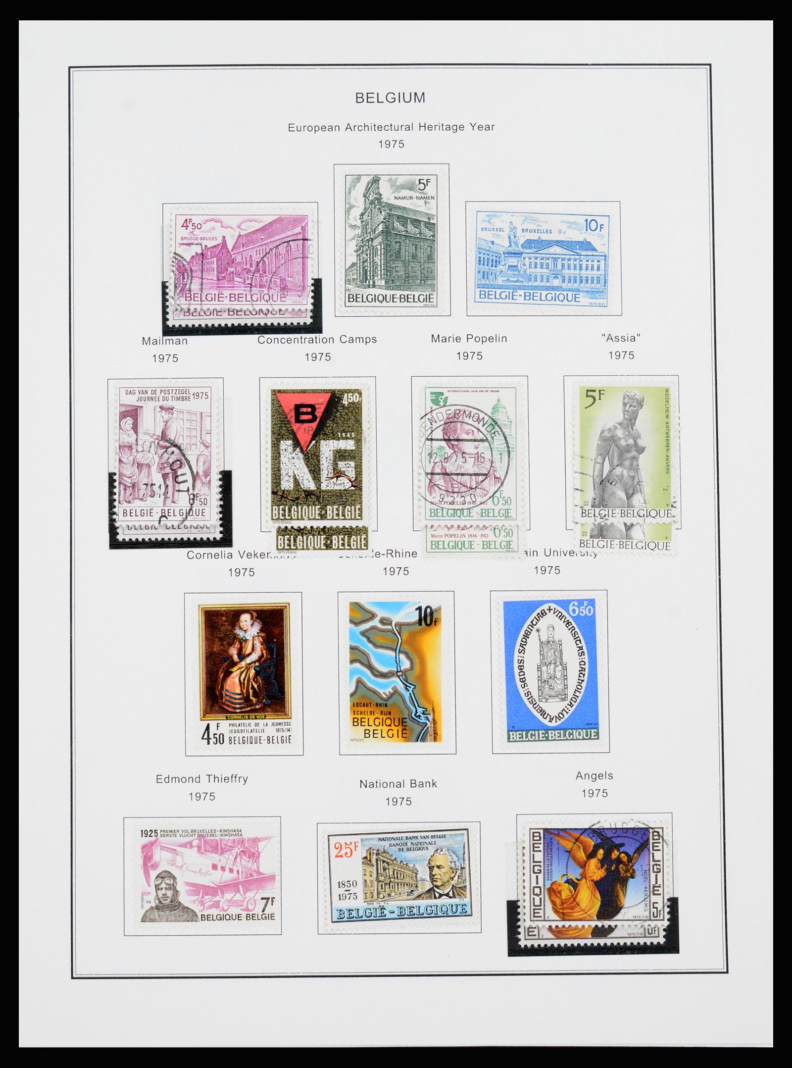 37240 283 - Postzegelverzameling 37240 België 1849-1996.