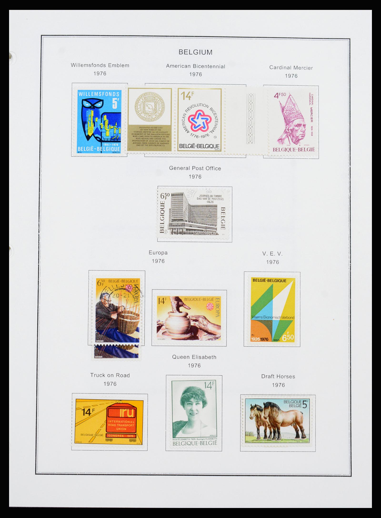 37240 284 - Postzegelverzameling 37240 België 1849-1996.