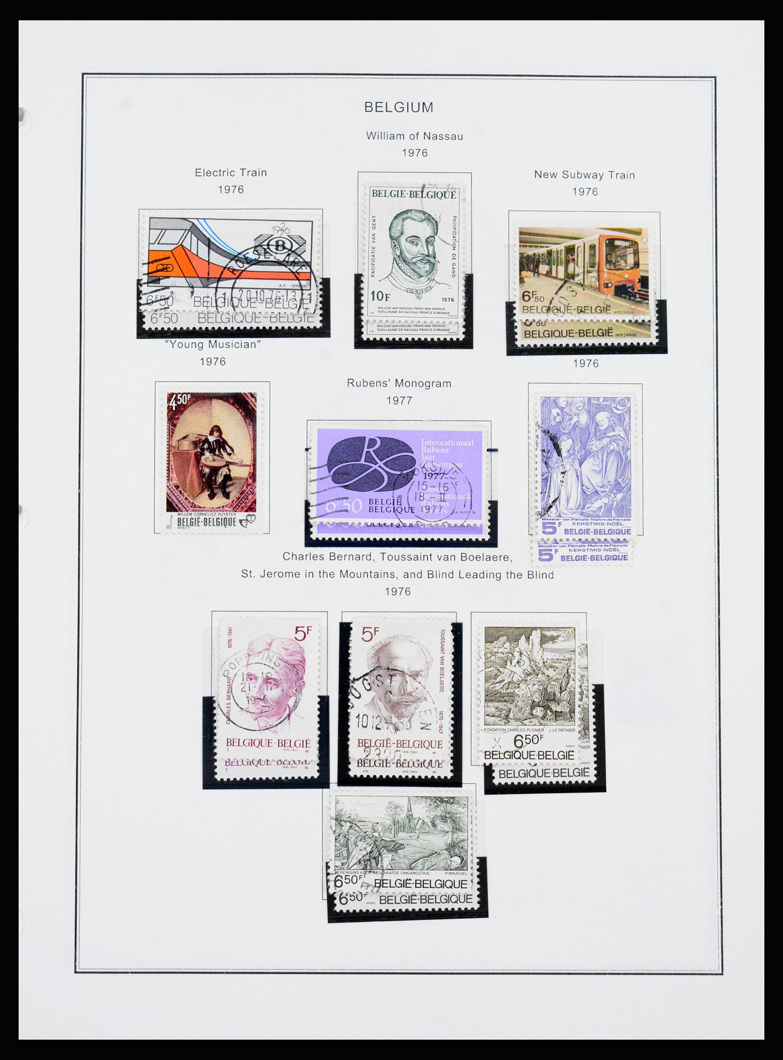 37240 286 - Postzegelverzameling 37240 België 1849-1996.