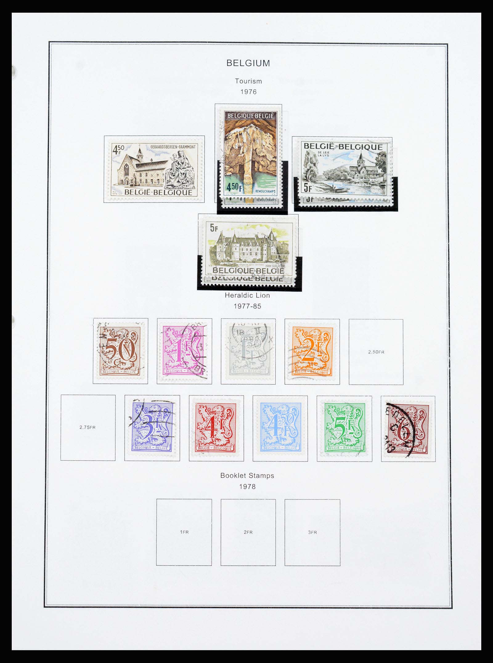 37240 287 - Postzegelverzameling 37240 België 1849-1996.