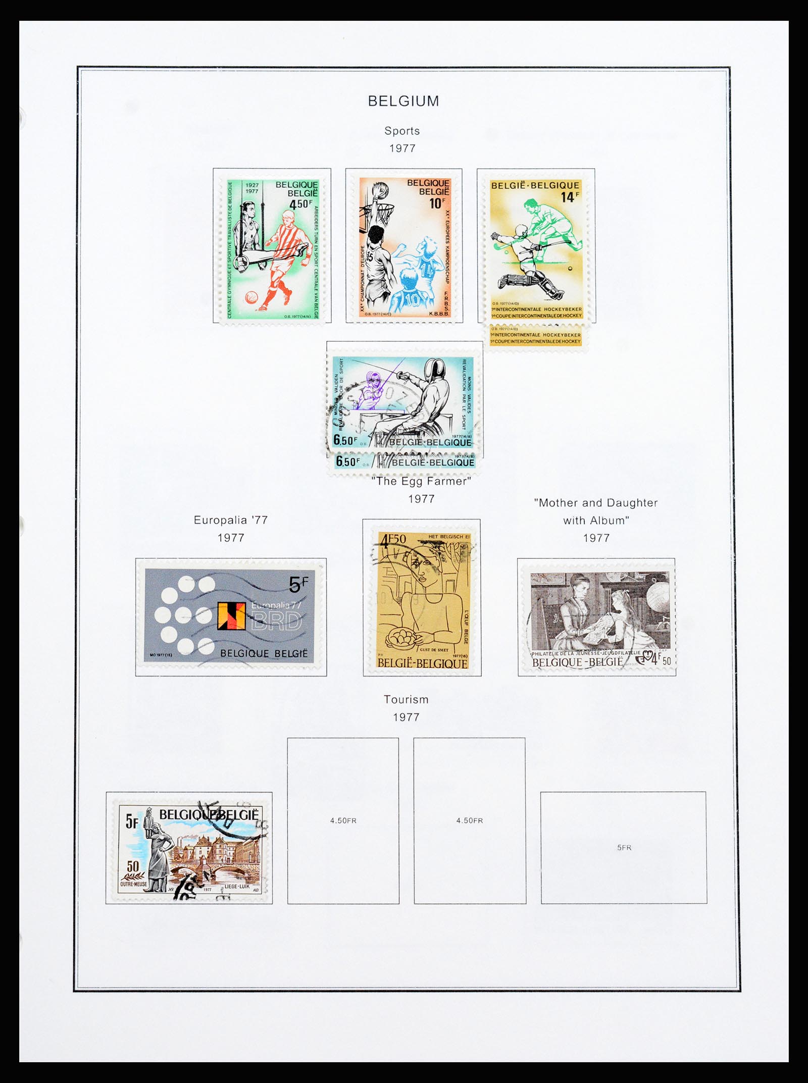 37240 290 - Postzegelverzameling 37240 België 1849-1996.