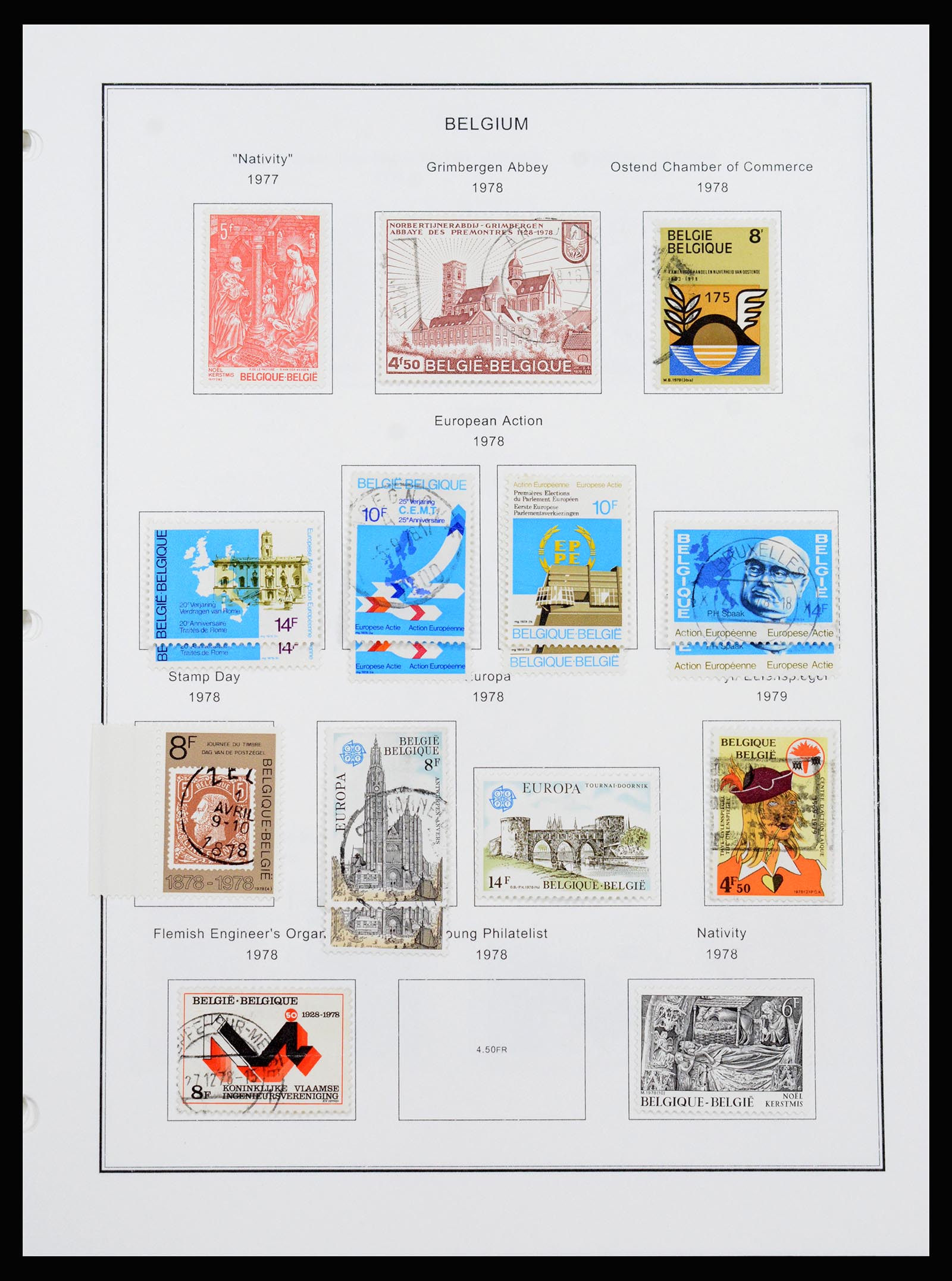37240 291 - Postzegelverzameling 37240 België 1849-1996.