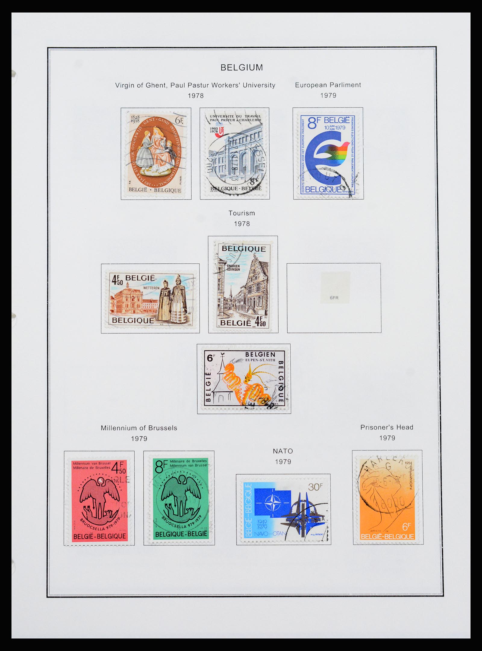 37240 292 - Postzegelverzameling 37240 België 1849-1996.
