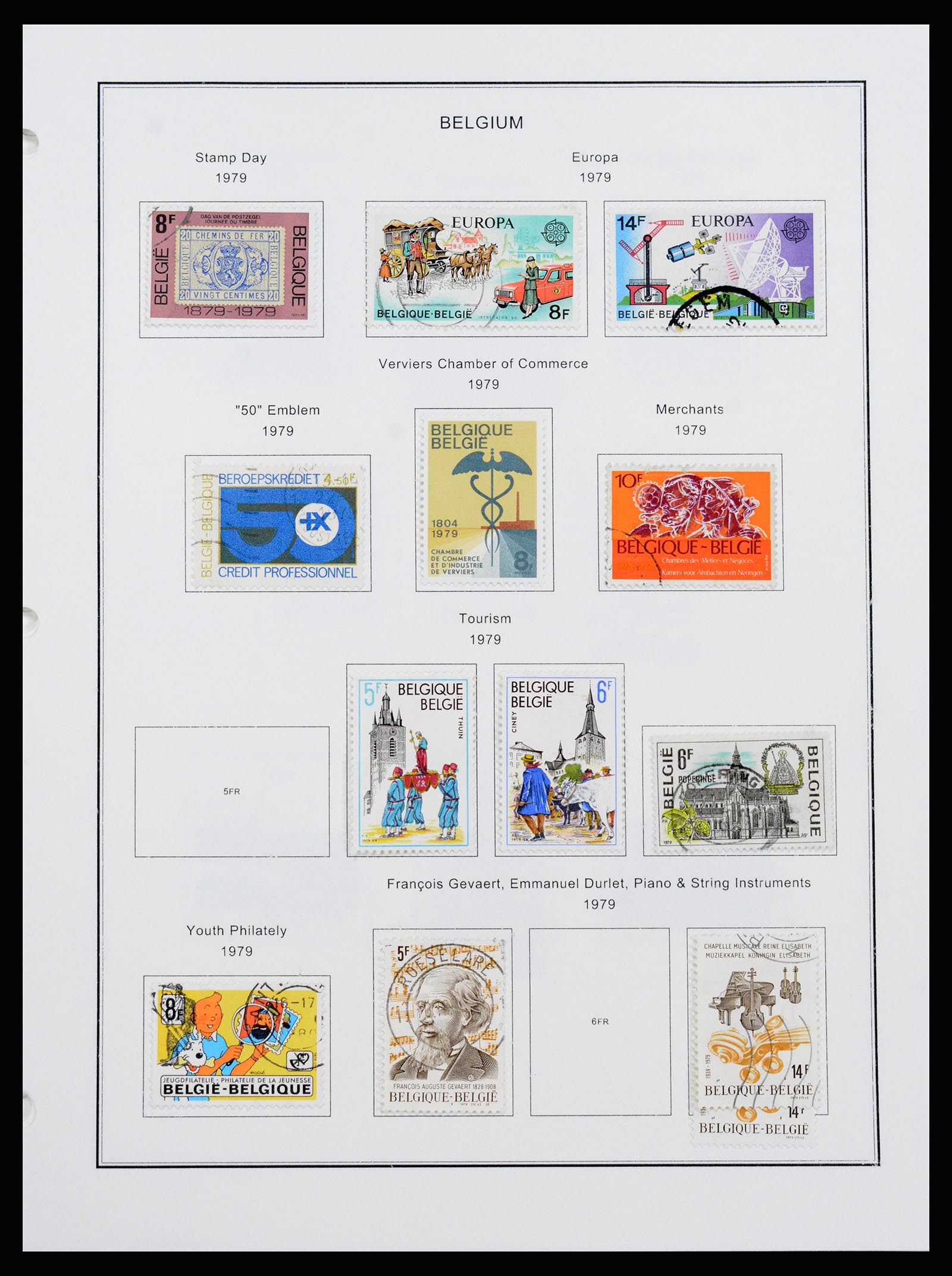 37240 293 - Postzegelverzameling 37240 België 1849-1996.