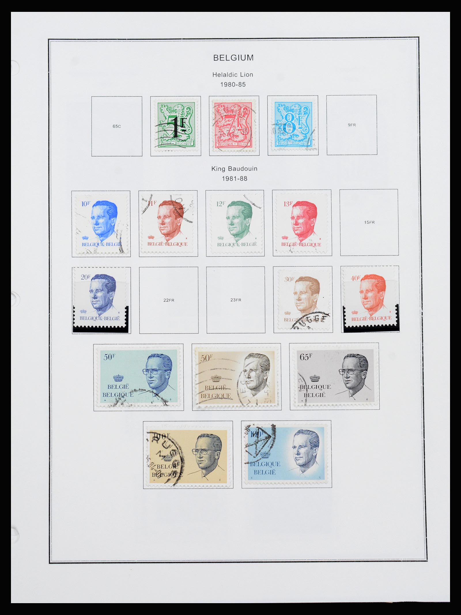 37240 297 - Postzegelverzameling 37240 België 1849-1996.