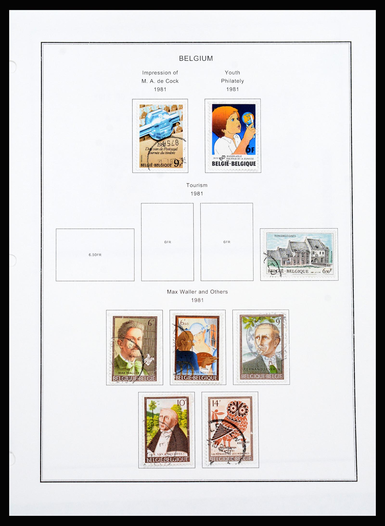 37240 299 - Postzegelverzameling 37240 België 1849-1996.