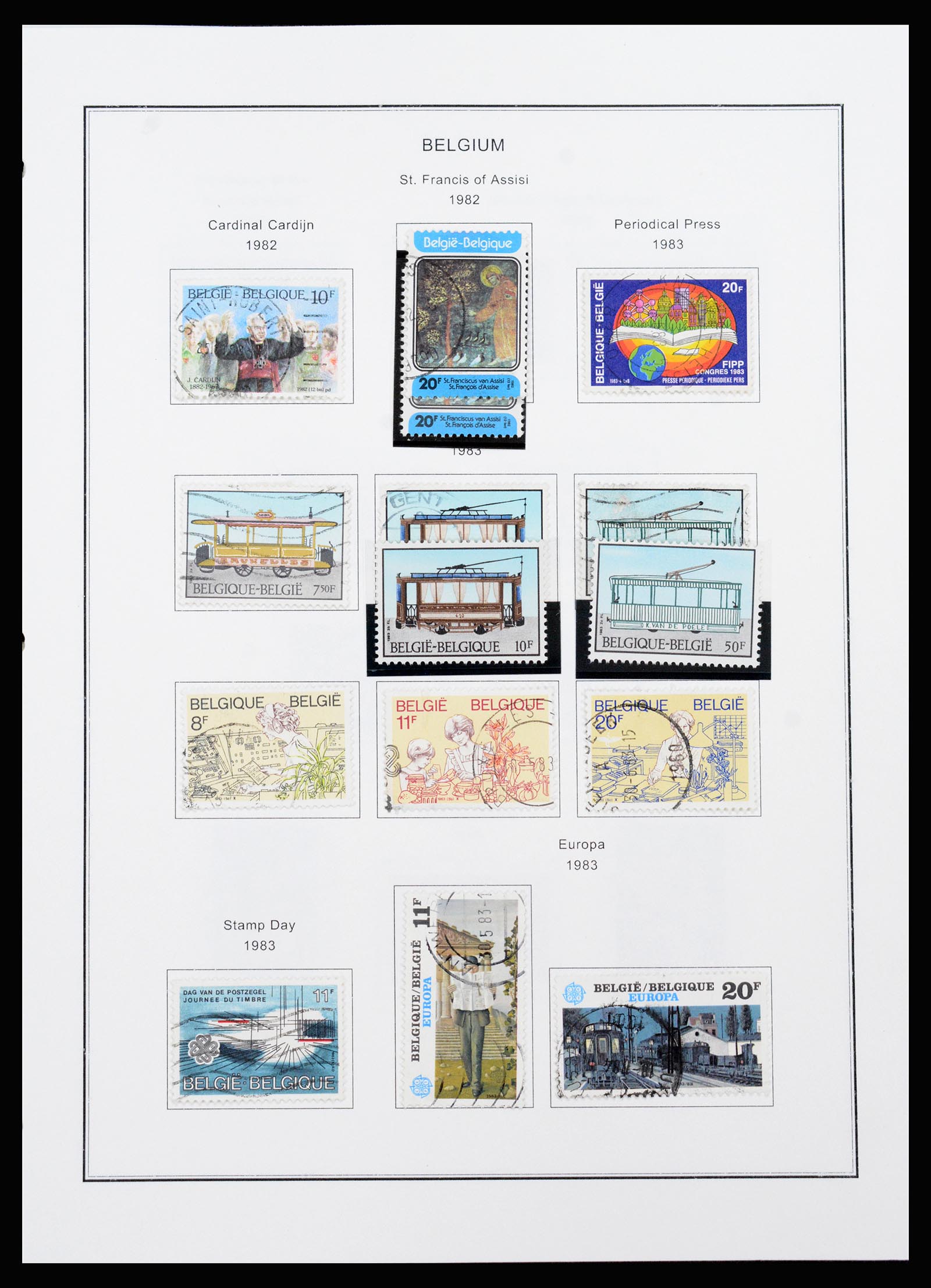 37240 303 - Postzegelverzameling 37240 België 1849-1996.