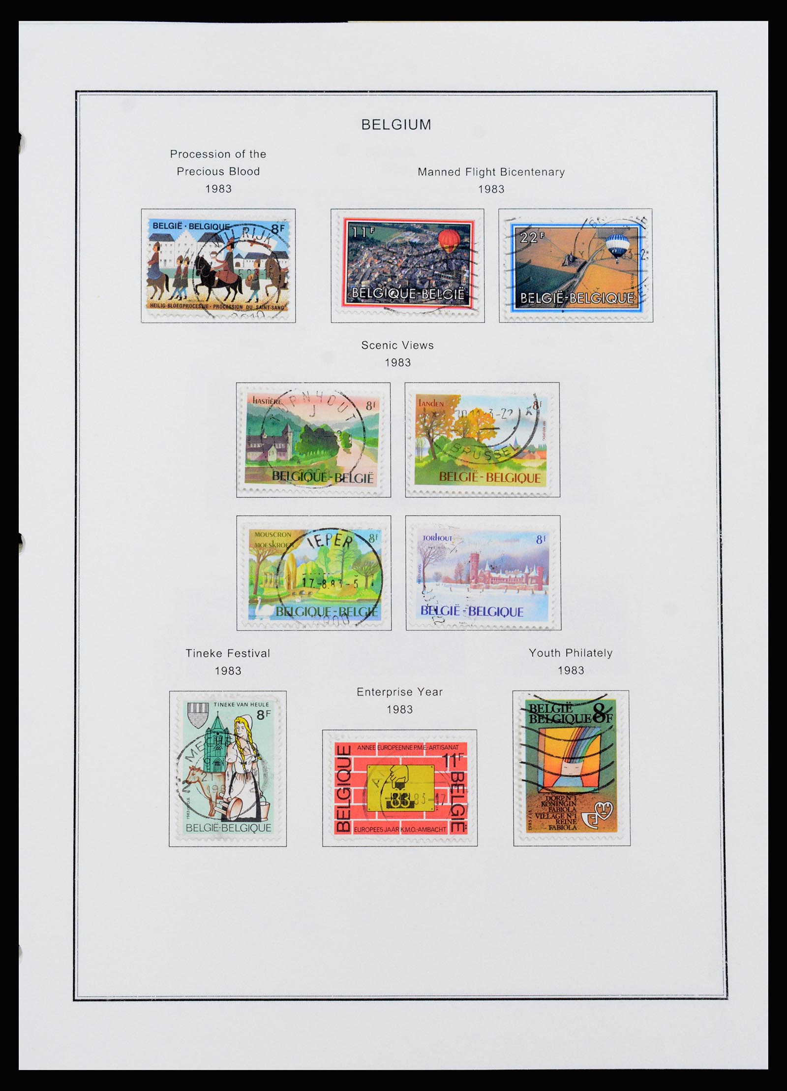 37240 304 - Postzegelverzameling 37240 België 1849-1996.