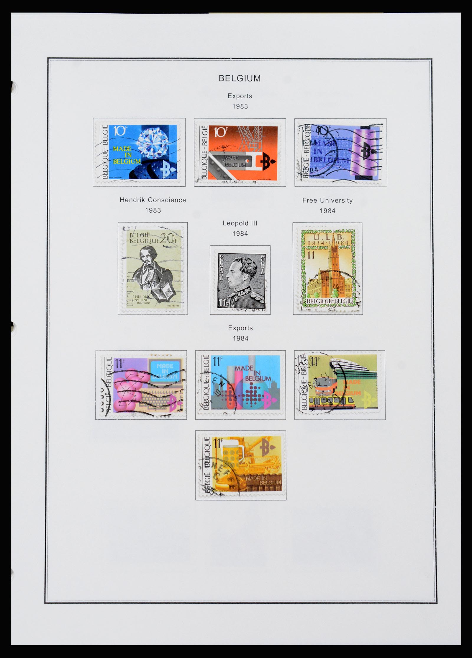 37240 305 - Postzegelverzameling 37240 België 1849-1996.
