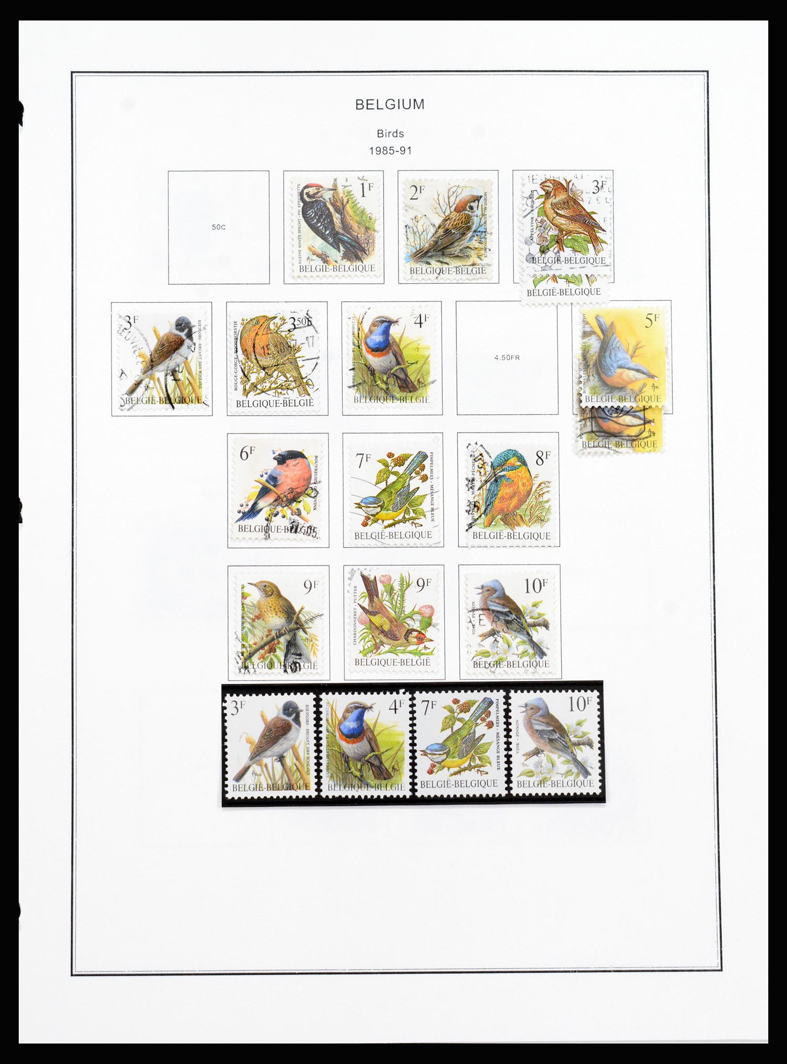 37240 312 - Postzegelverzameling 37240 België 1849-1996.