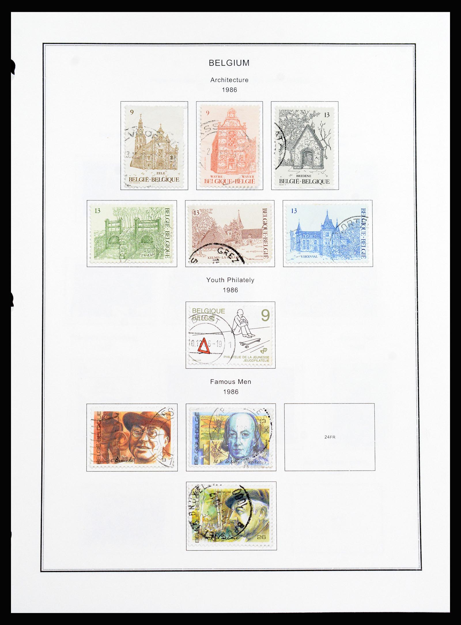 37240 314 - Postzegelverzameling 37240 België 1849-1996.