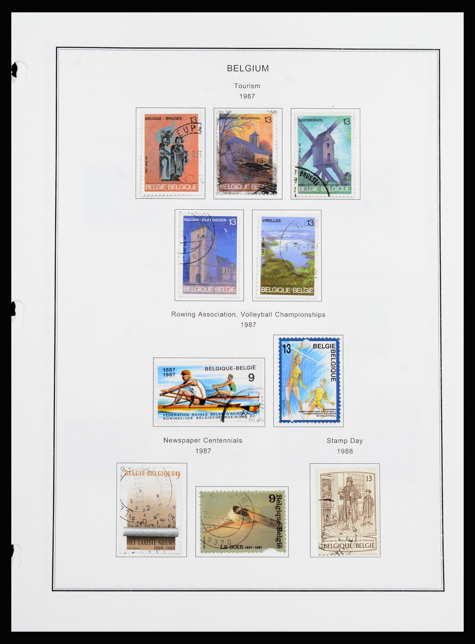 37240 316 - Postzegelverzameling 37240 België 1849-1996.