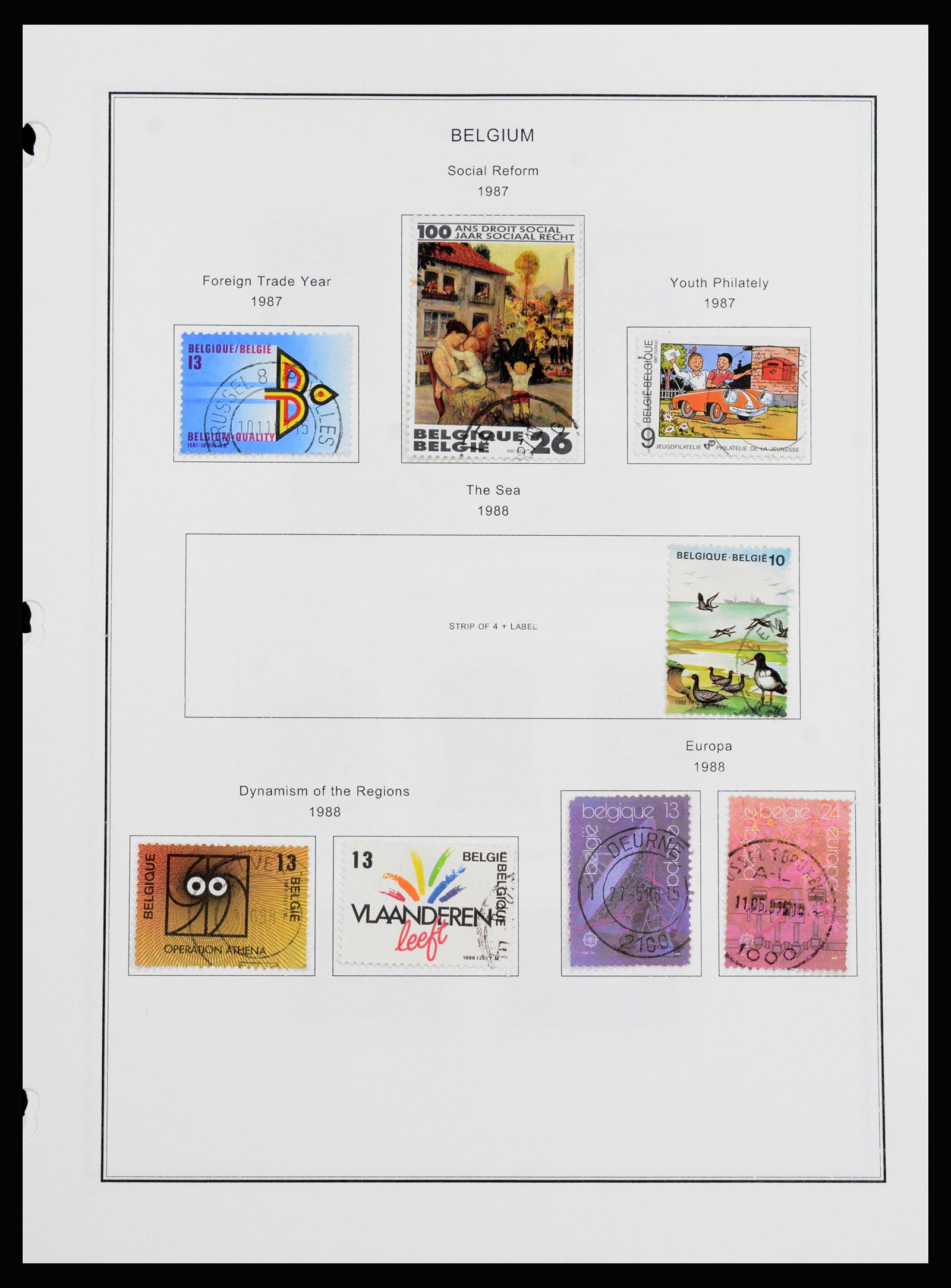 37240 317 - Postzegelverzameling 37240 België 1849-1996.