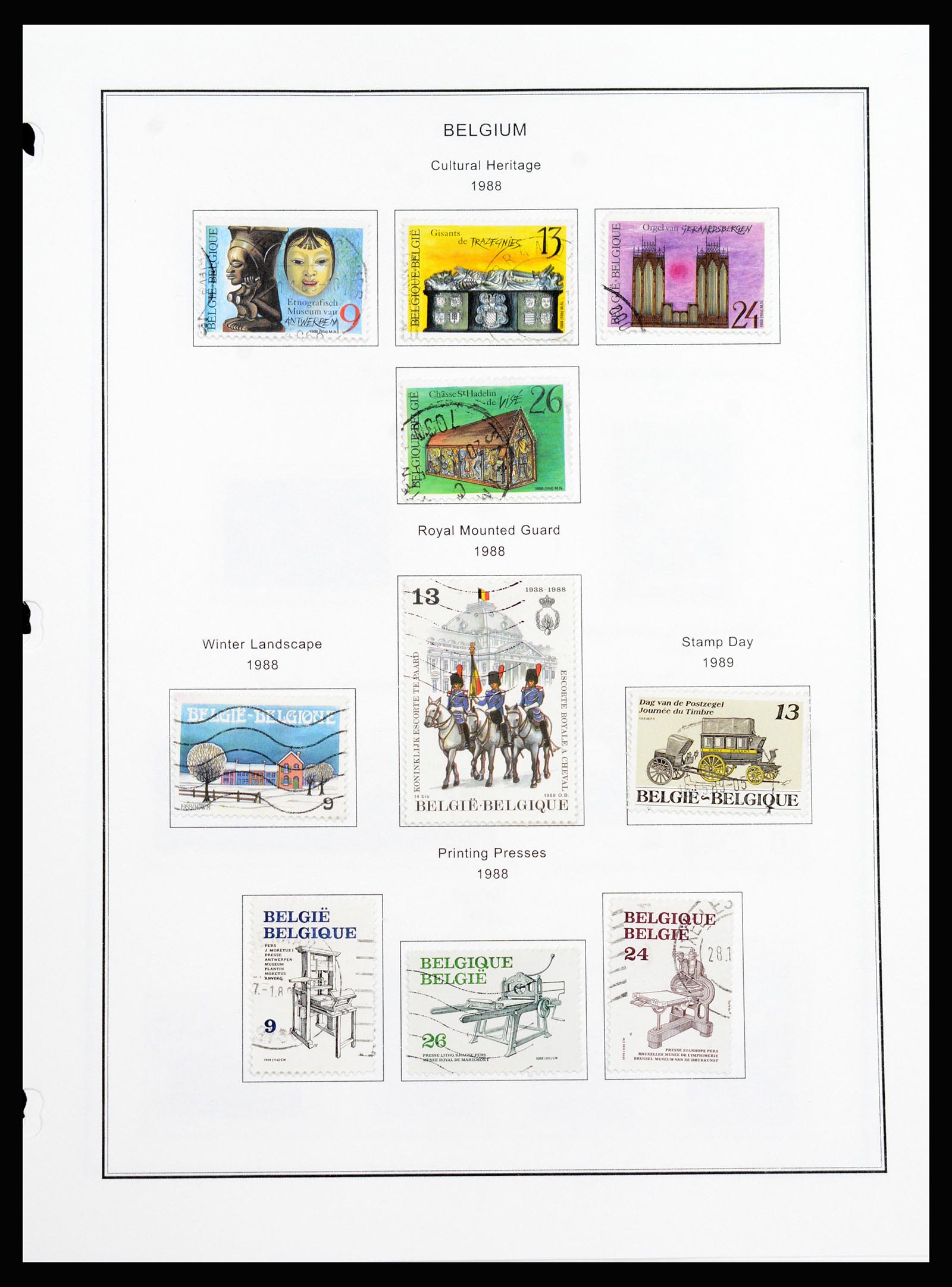 37240 319 - Postzegelverzameling 37240 België 1849-1996.