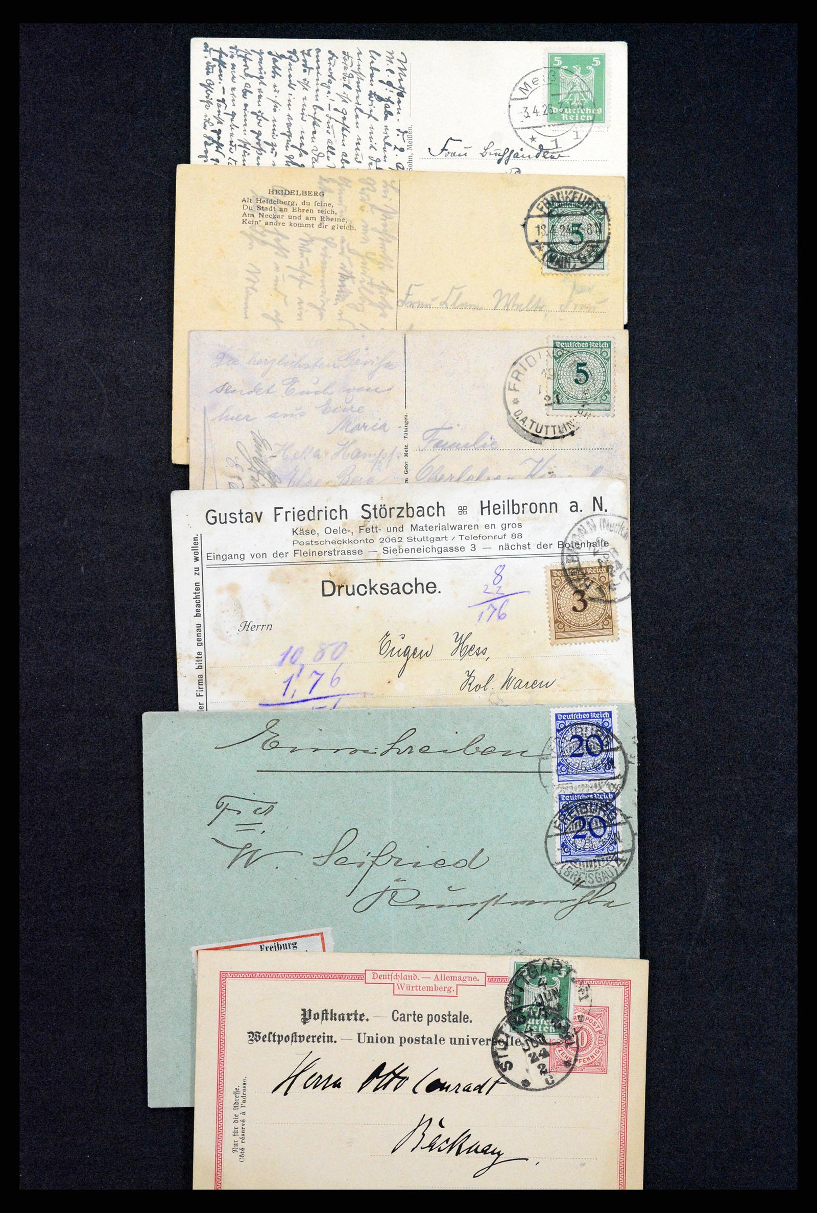 37246 021 - Postzegelverzameling 37246 Duitsland brieven 1900-1950.