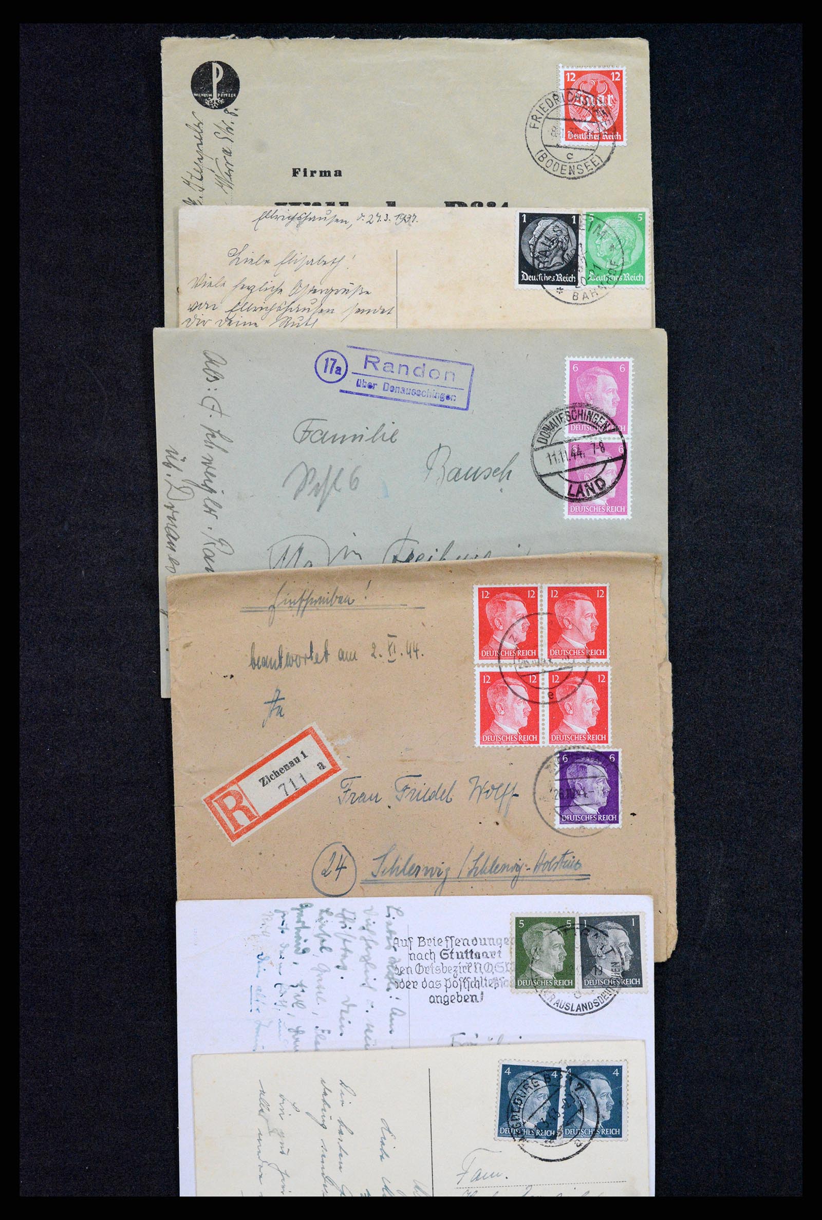 37246 030 - Postzegelverzameling 37246 Duitsland brieven 1900-1950.