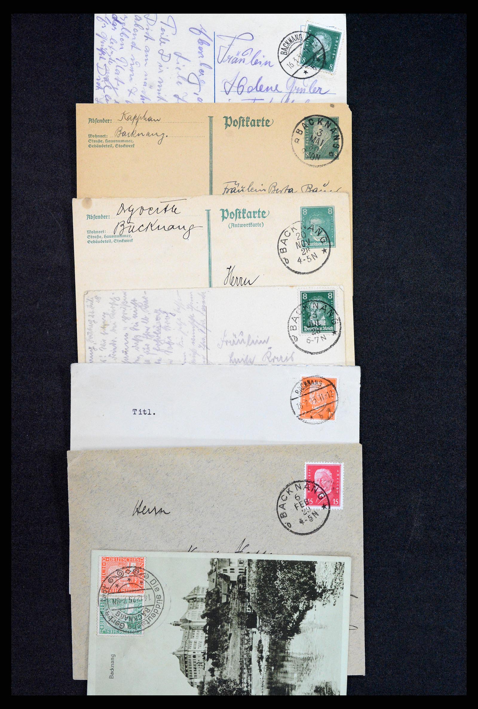 37246 039 - Postzegelverzameling 37246 Duitsland brieven 1900-1950.
