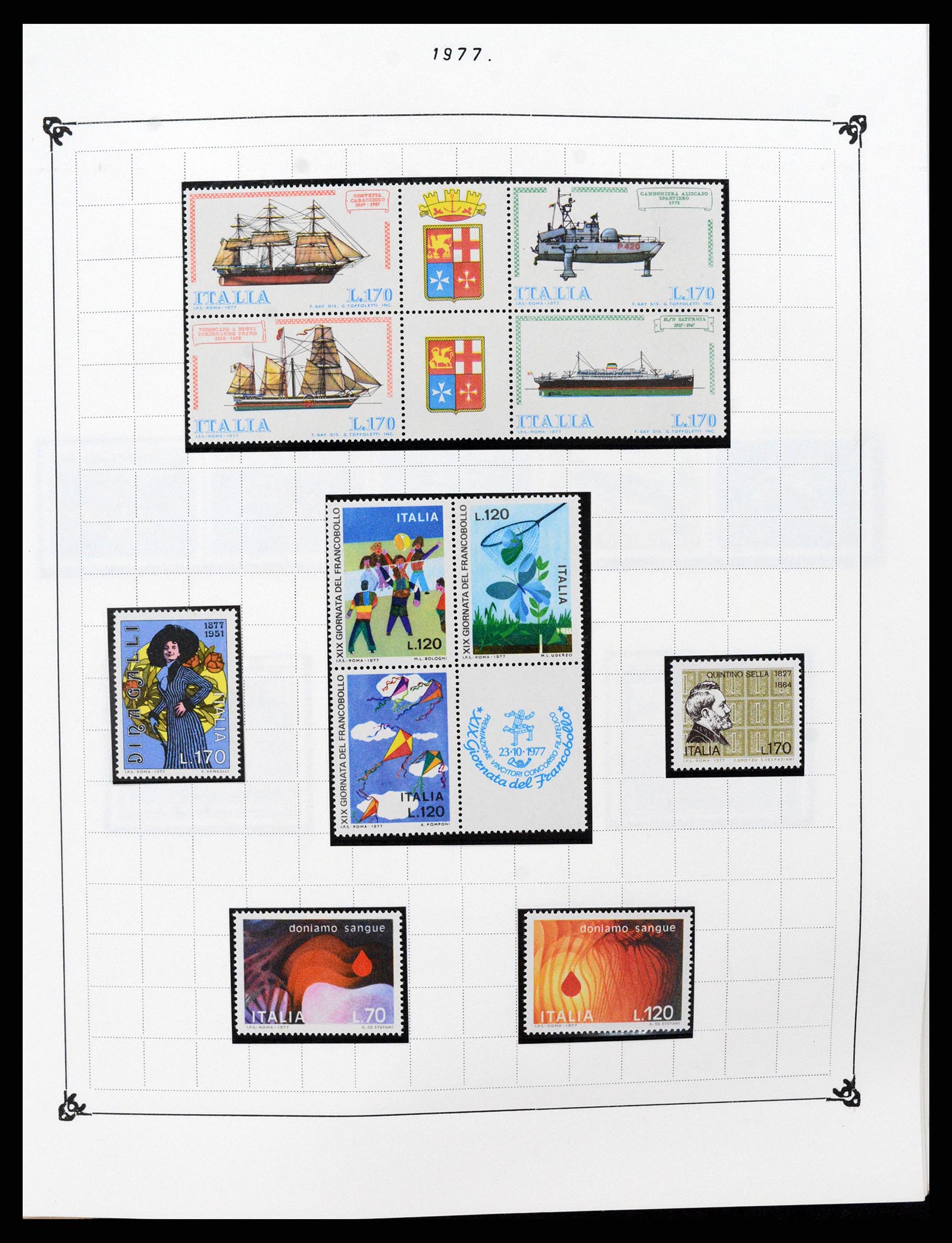 37284 102 - Postzegelverzameling 37284 Italië 1862-1986.