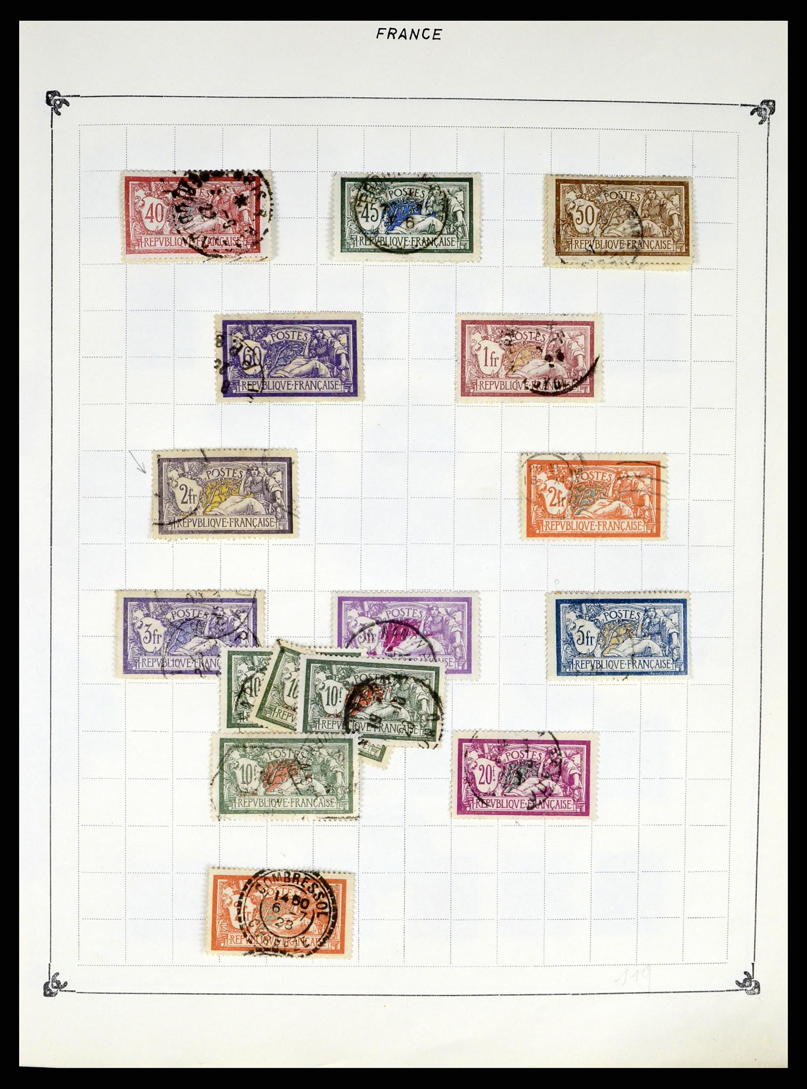 37287 006 - Postzegelverzameling 37287 Frankrijk 1849-1998.