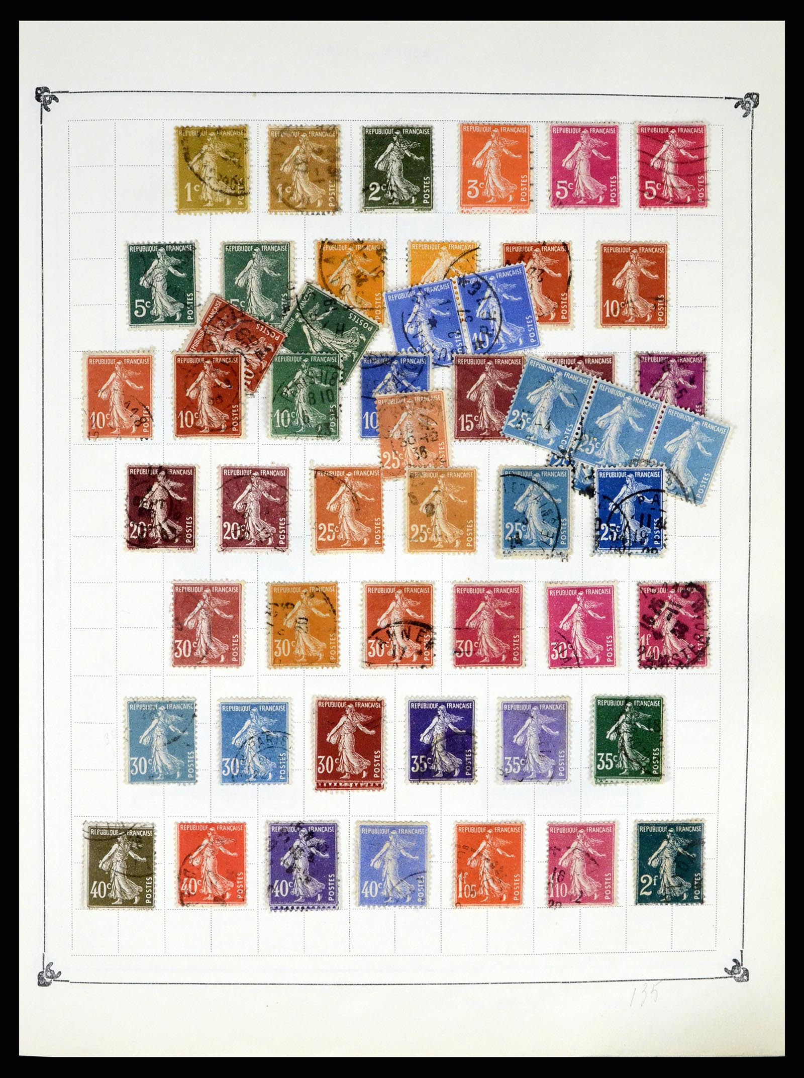 37287 009 - Postzegelverzameling 37287 Frankrijk 1849-1998.