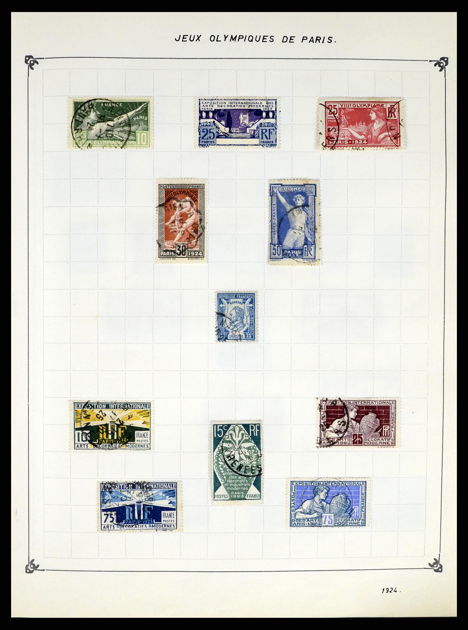 37287 012 - Postzegelverzameling 37287 Frankrijk 1849-1998.