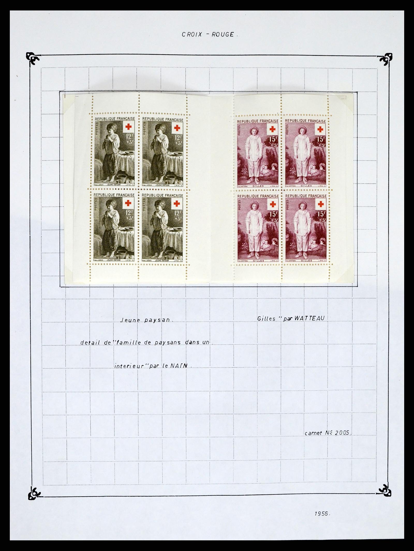 37287 084 - Postzegelverzameling 37287 Frankrijk 1849-1998.