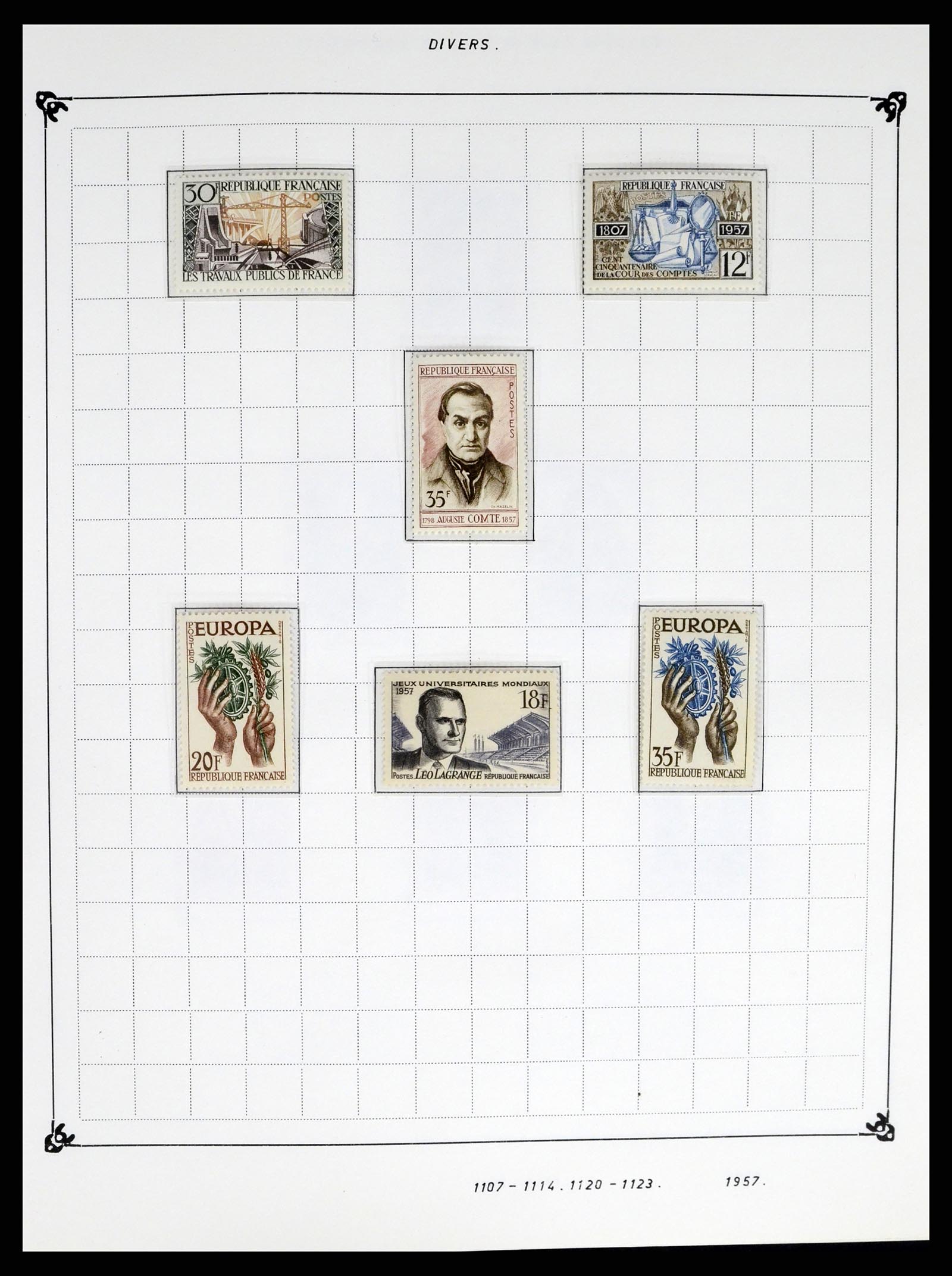 37287 086 - Postzegelverzameling 37287 Frankrijk 1849-1998.