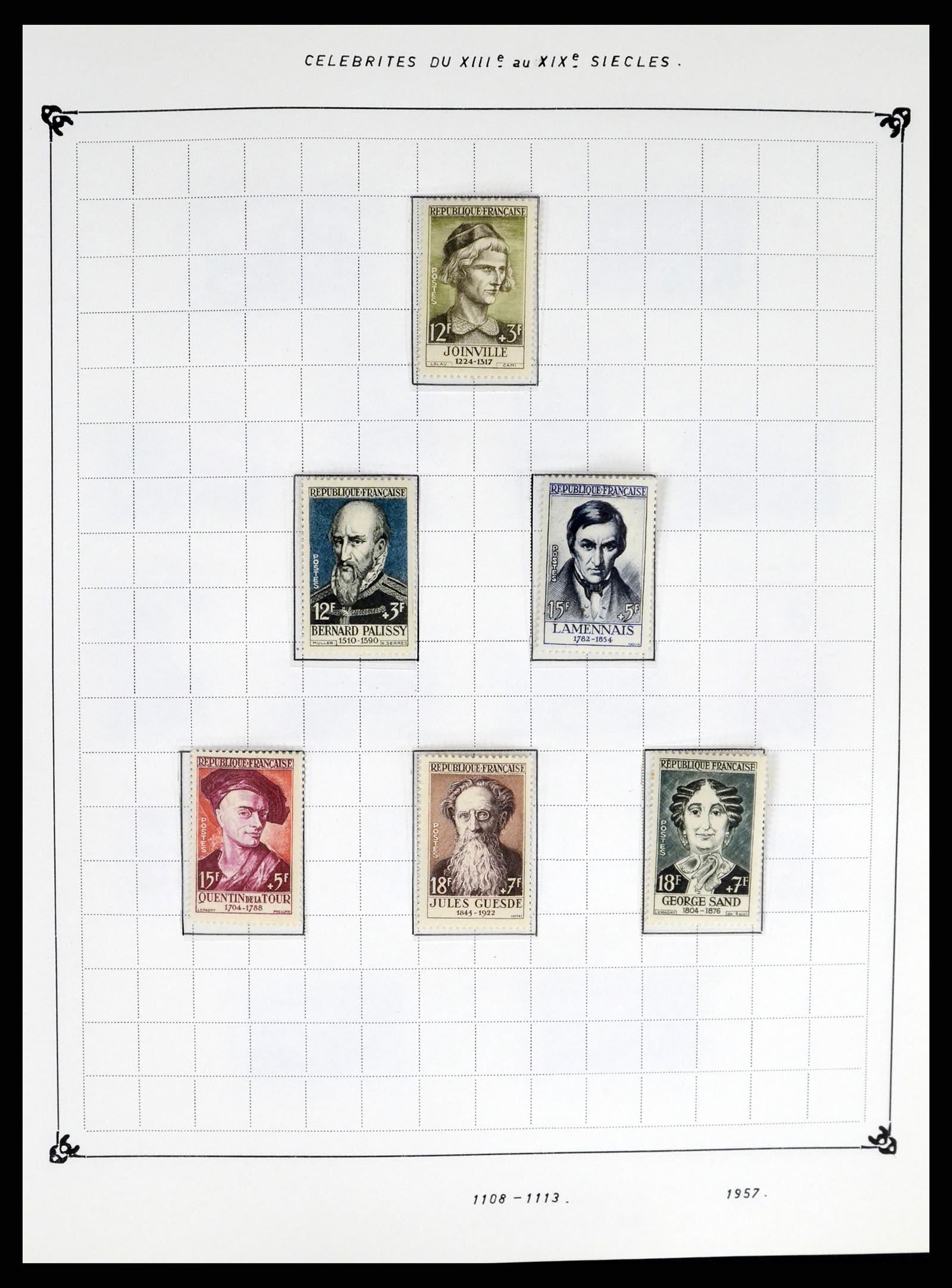 37287 087 - Postzegelverzameling 37287 Frankrijk 1849-1998.