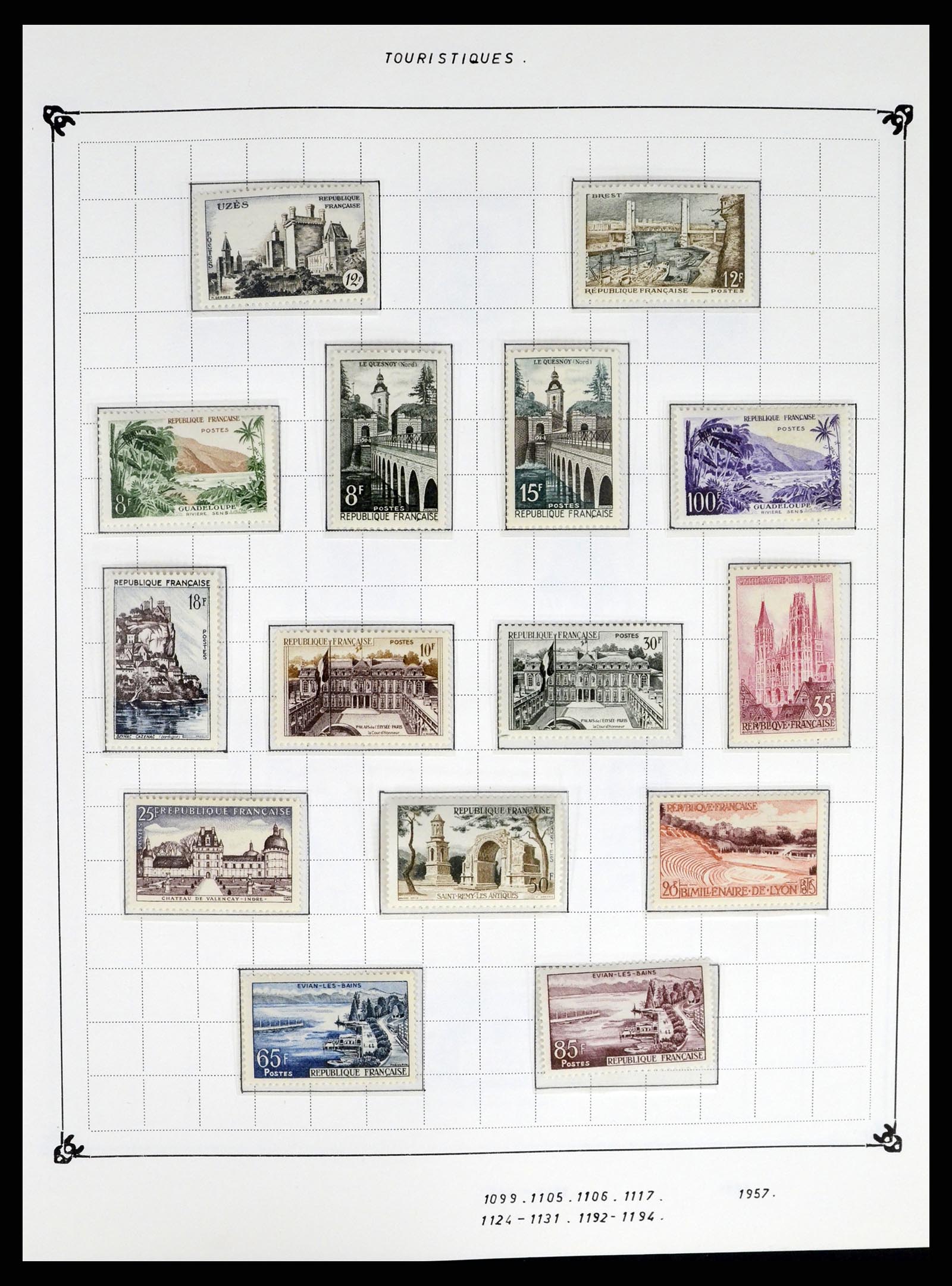 37287 088 - Postzegelverzameling 37287 Frankrijk 1849-1998.