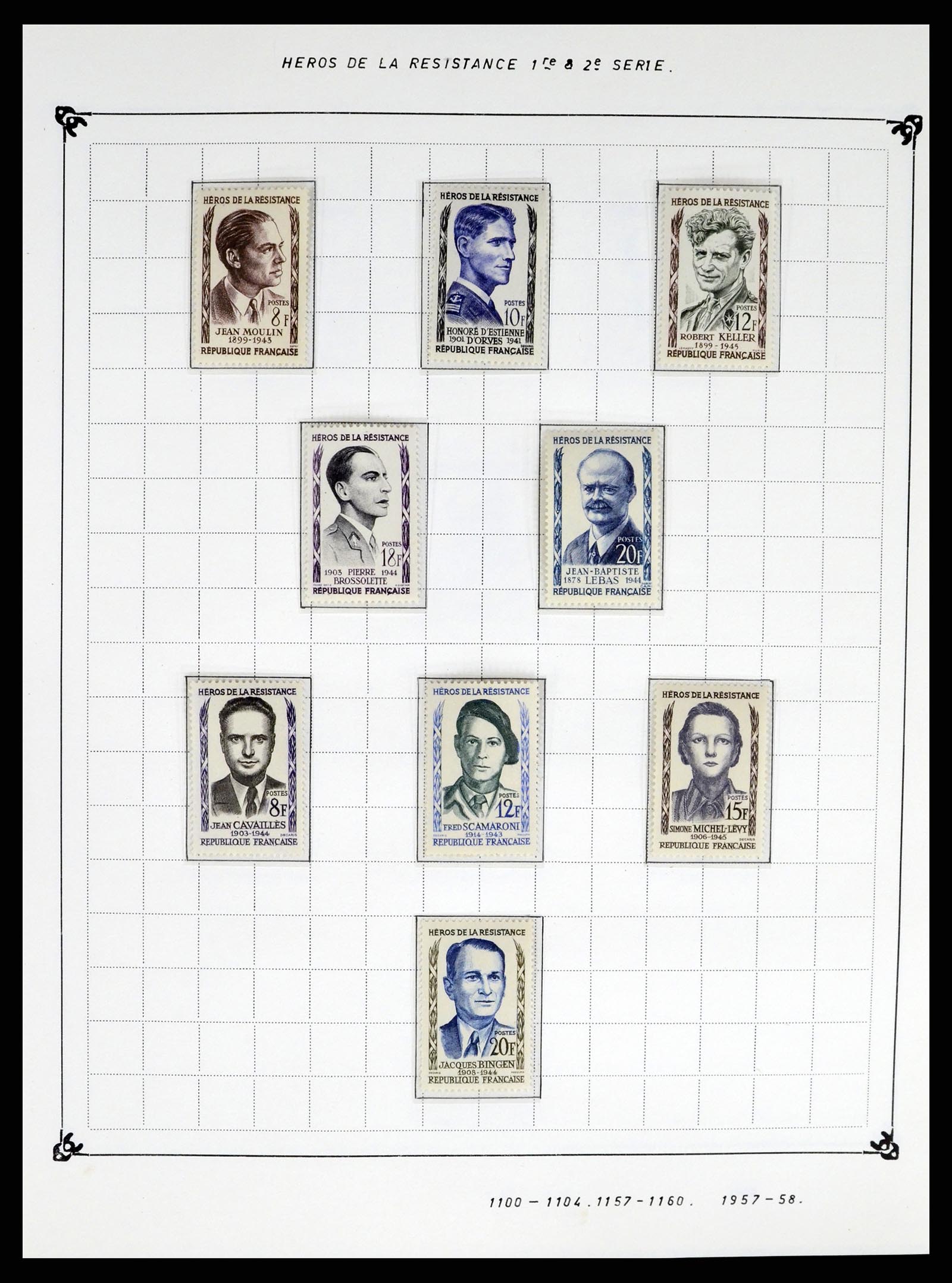 37287 092 - Postzegelverzameling 37287 Frankrijk 1849-1998.