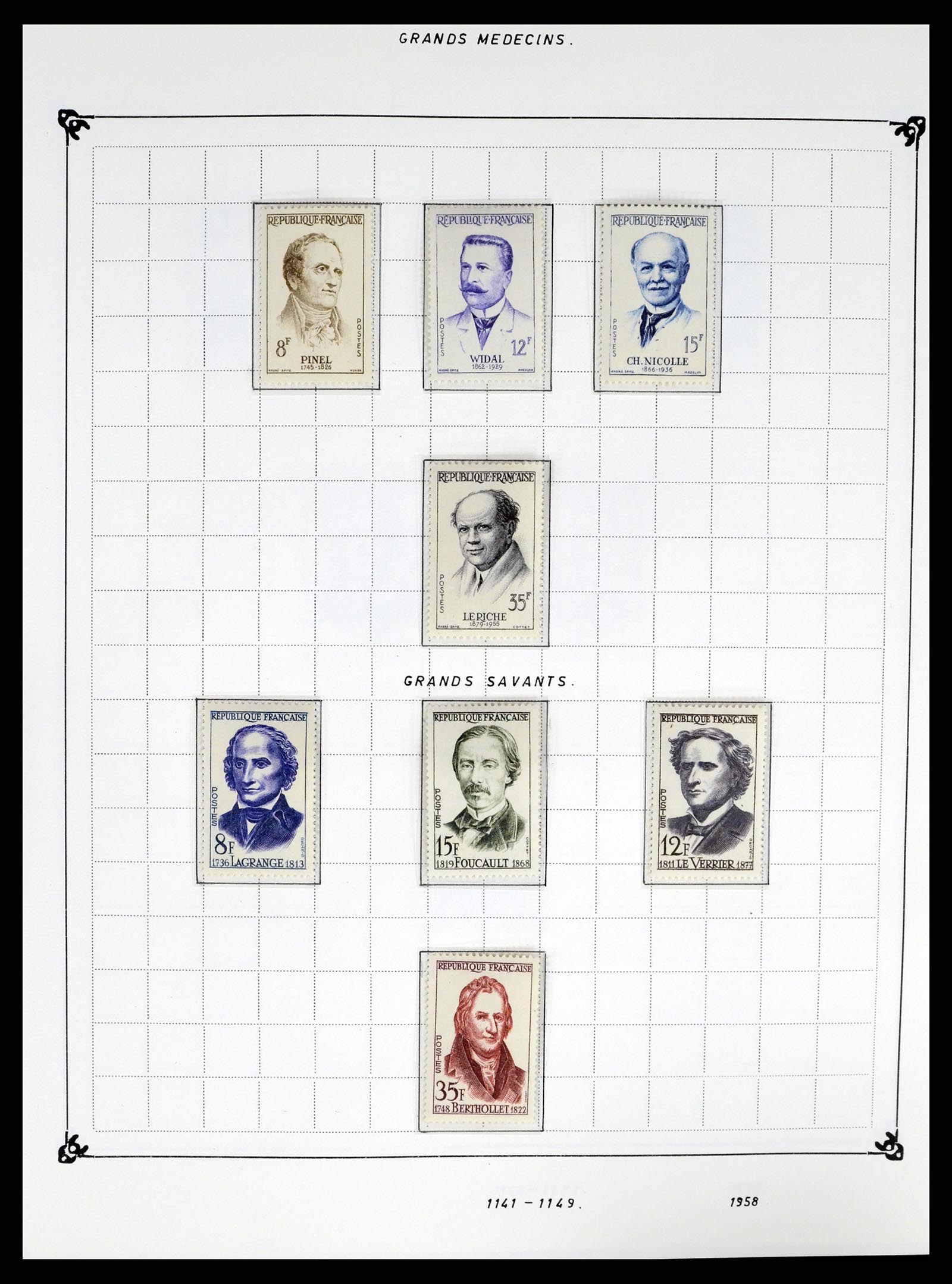 37287 093 - Postzegelverzameling 37287 Frankrijk 1849-1998.