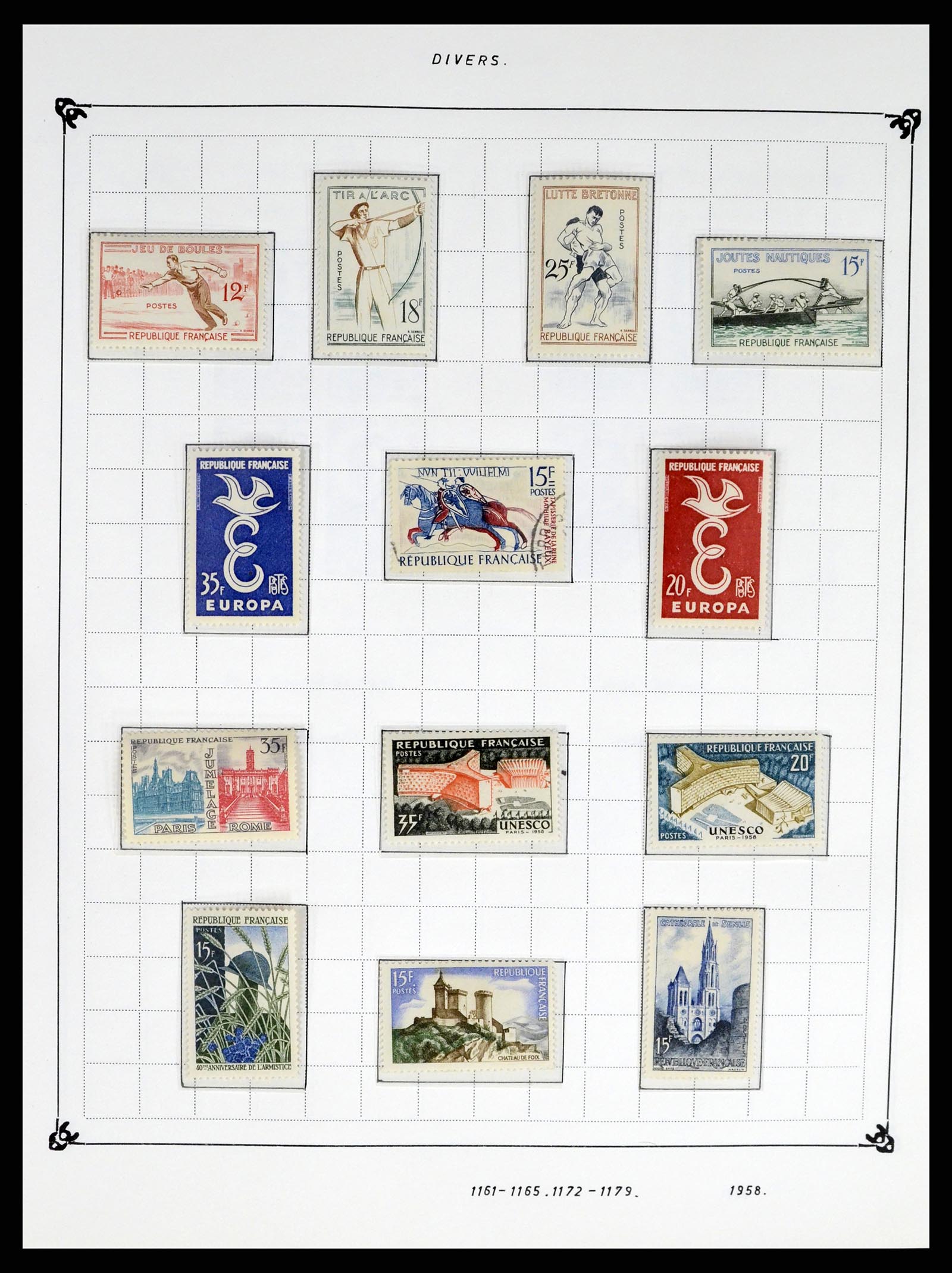 37287 095 - Postzegelverzameling 37287 Frankrijk 1849-1998.