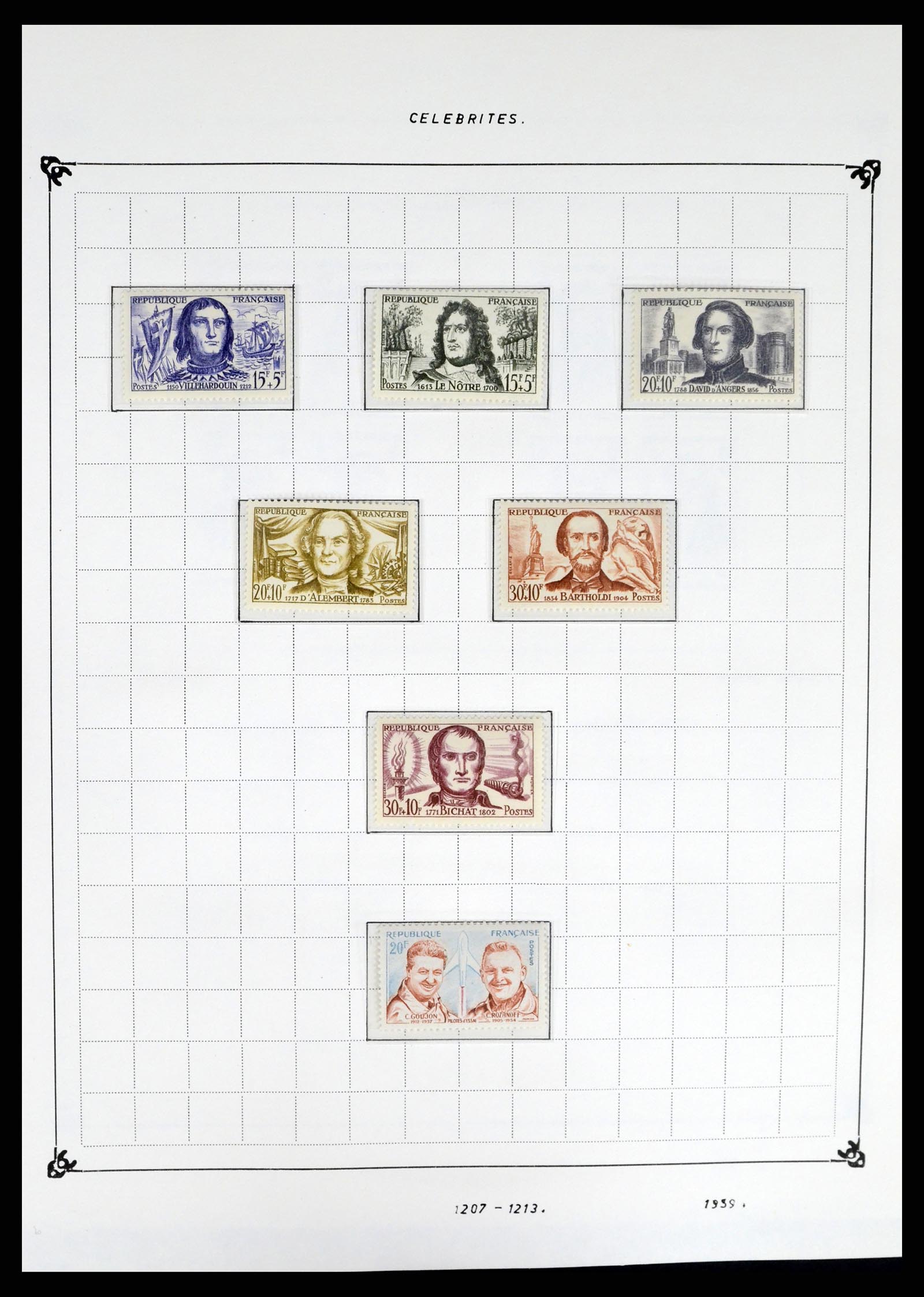 37287 098 - Postzegelverzameling 37287 Frankrijk 1849-1998.