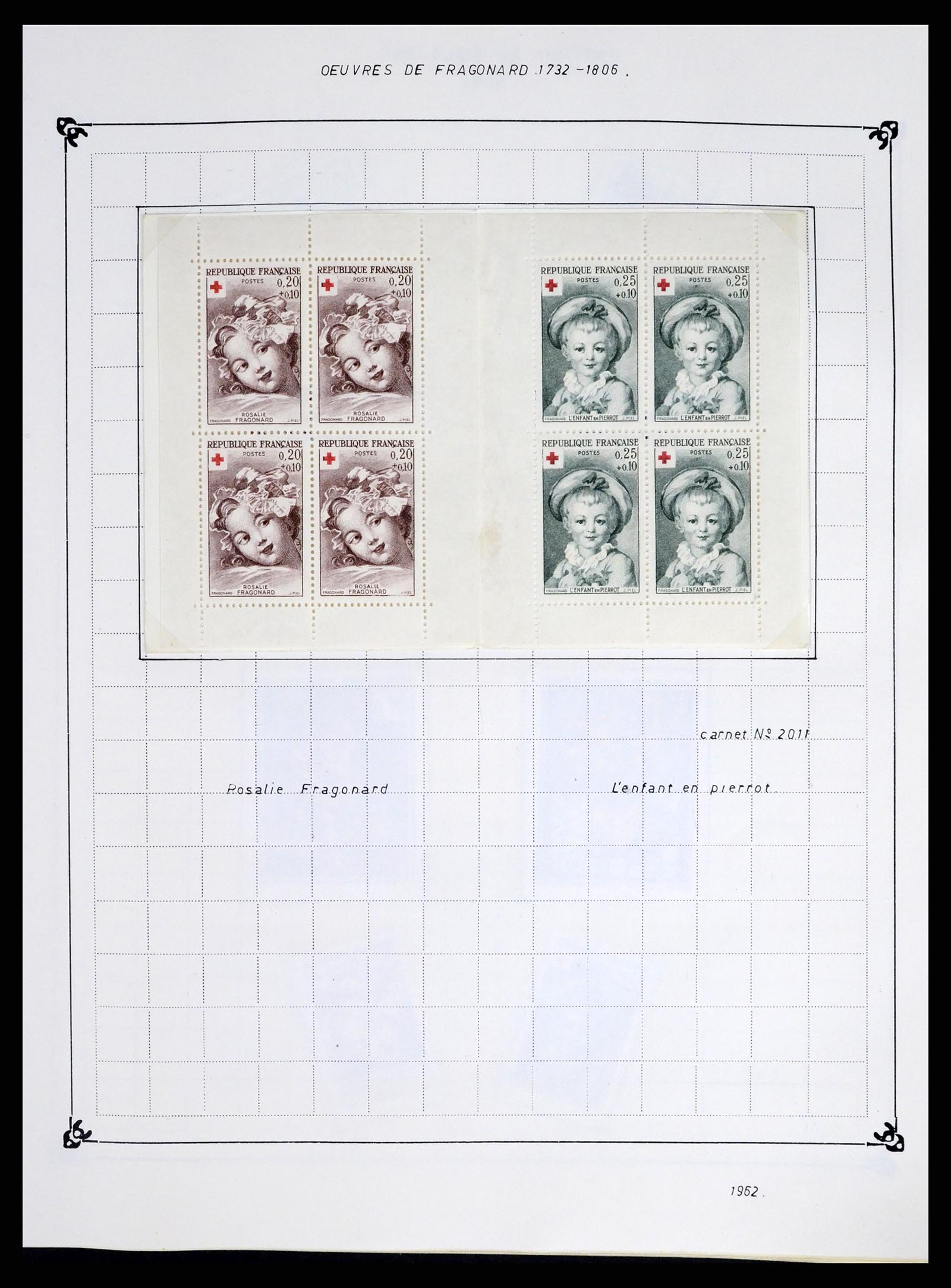 37287 121 - Postzegelverzameling 37287 Frankrijk 1849-1998.