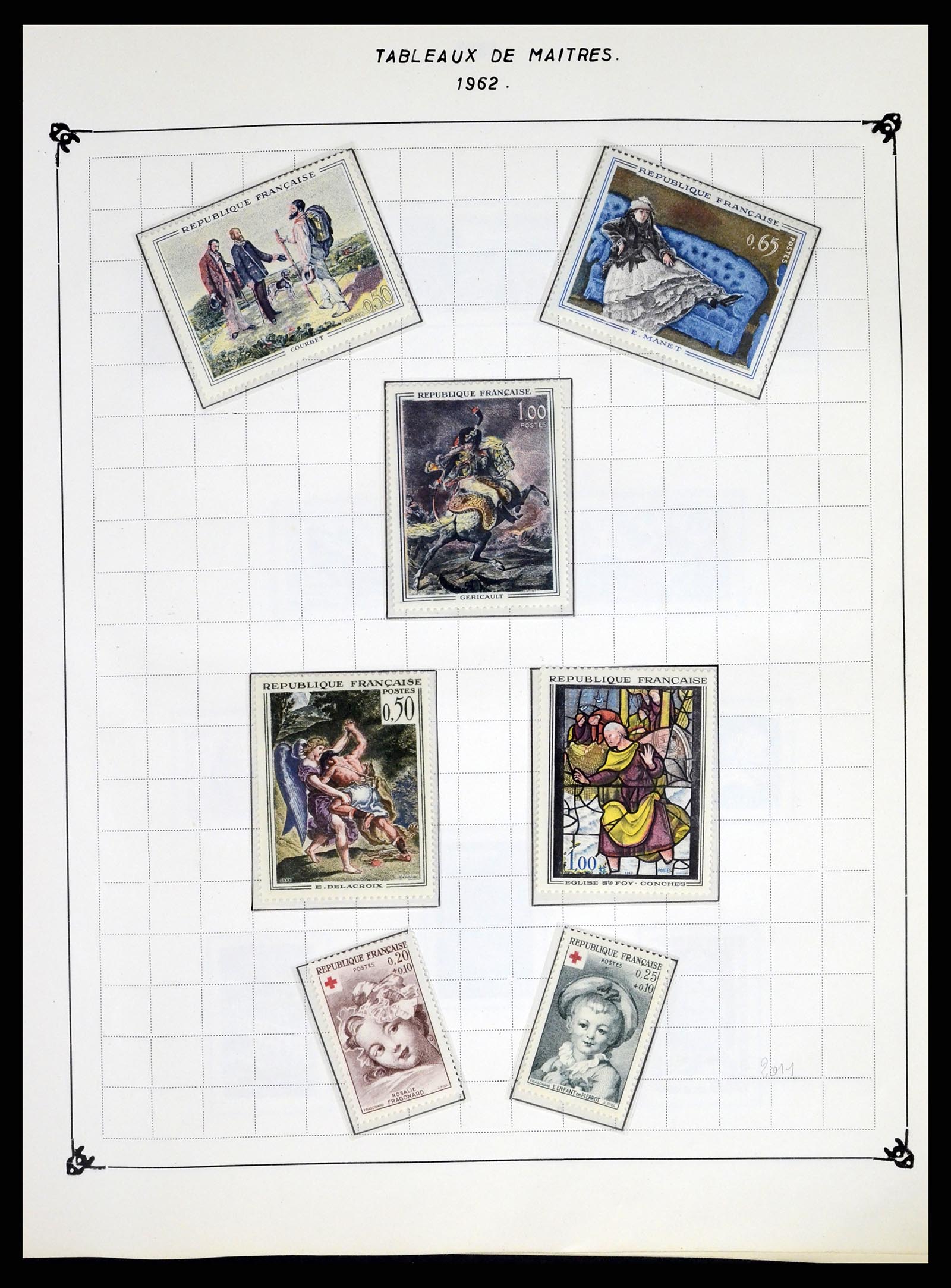 37287 122 - Postzegelverzameling 37287 Frankrijk 1849-1998.