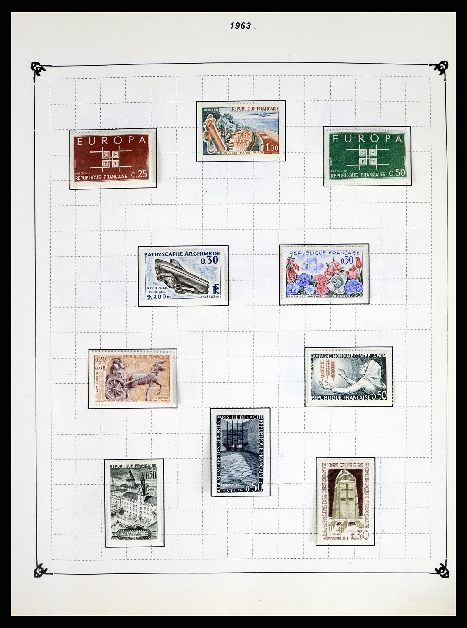 37287 123 - Postzegelverzameling 37287 Frankrijk 1849-1998.