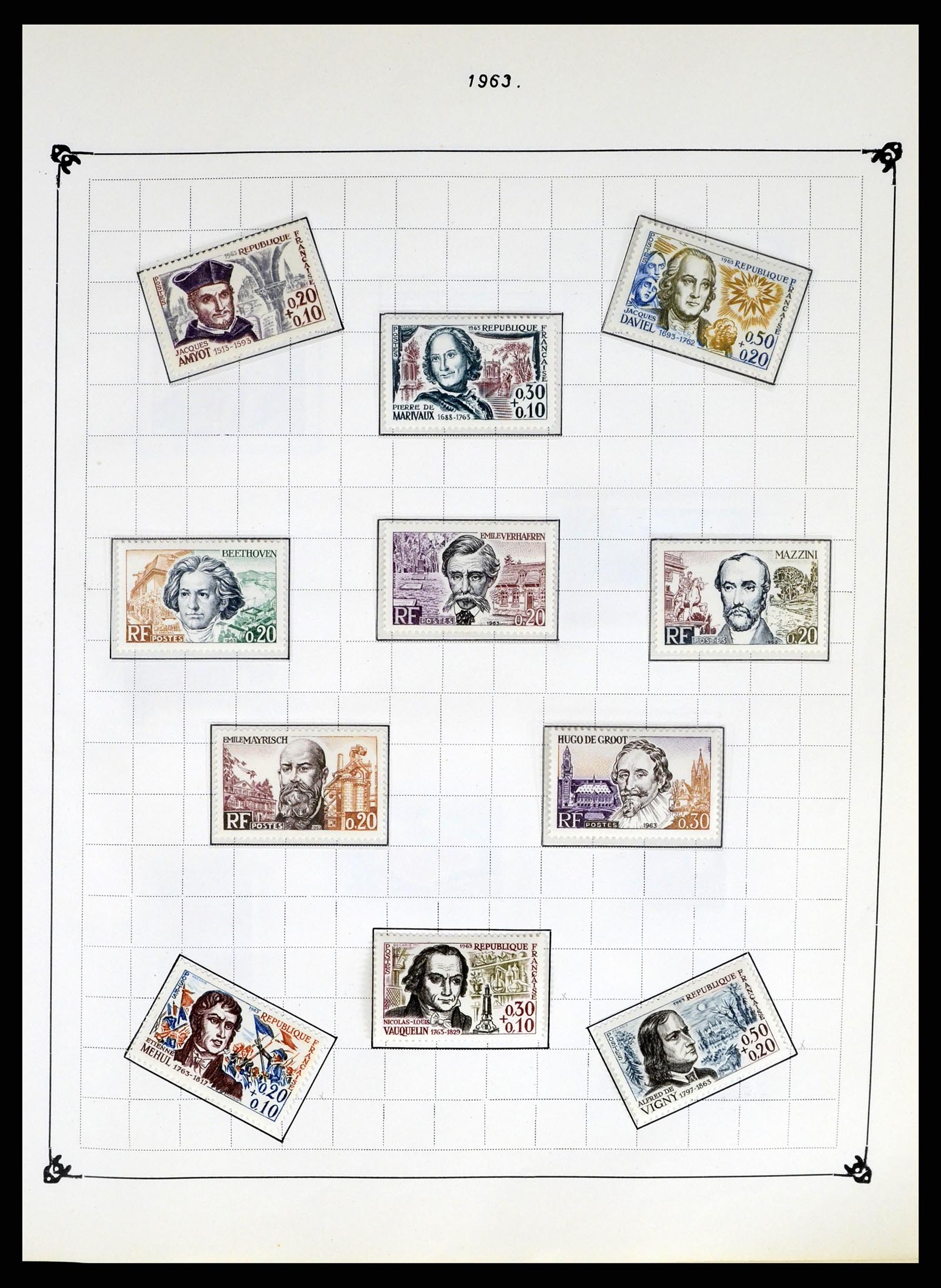 37287 124 - Postzegelverzameling 37287 Frankrijk 1849-1998.